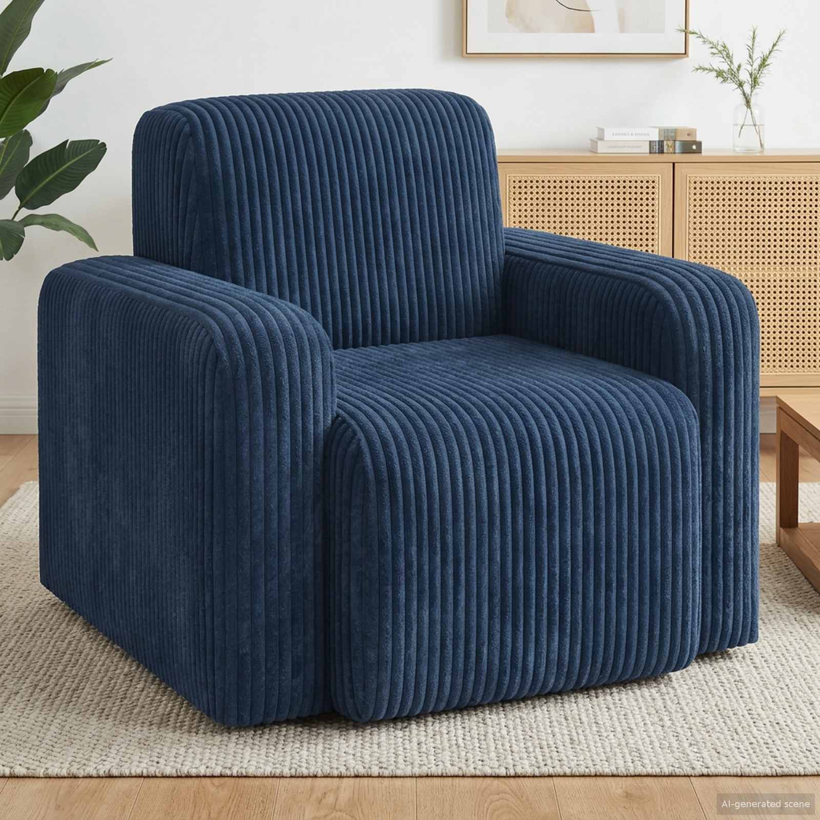 vidaXL Fauteuil Taupe corduroy
