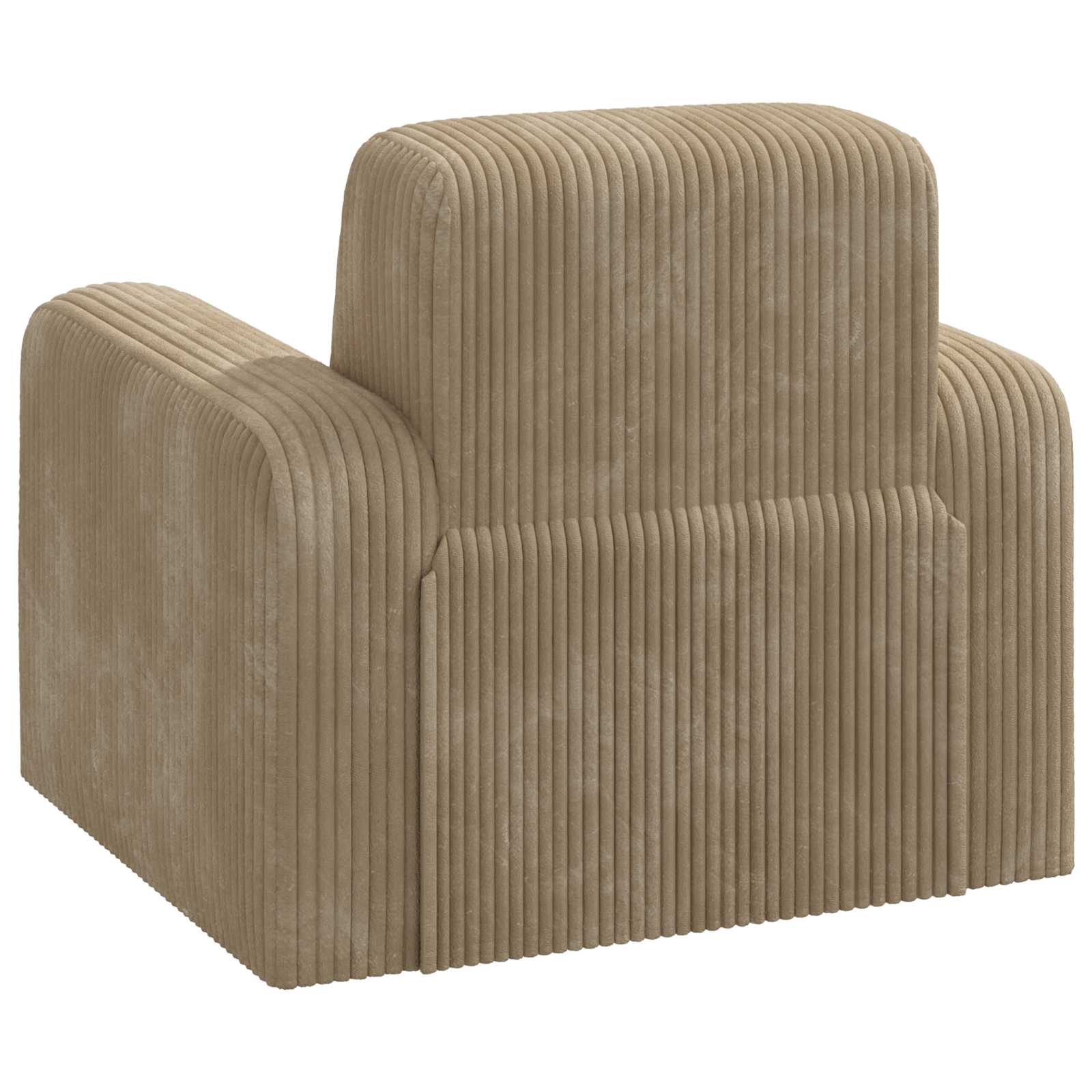 vidaXL Fauteuil Taupe corduroy