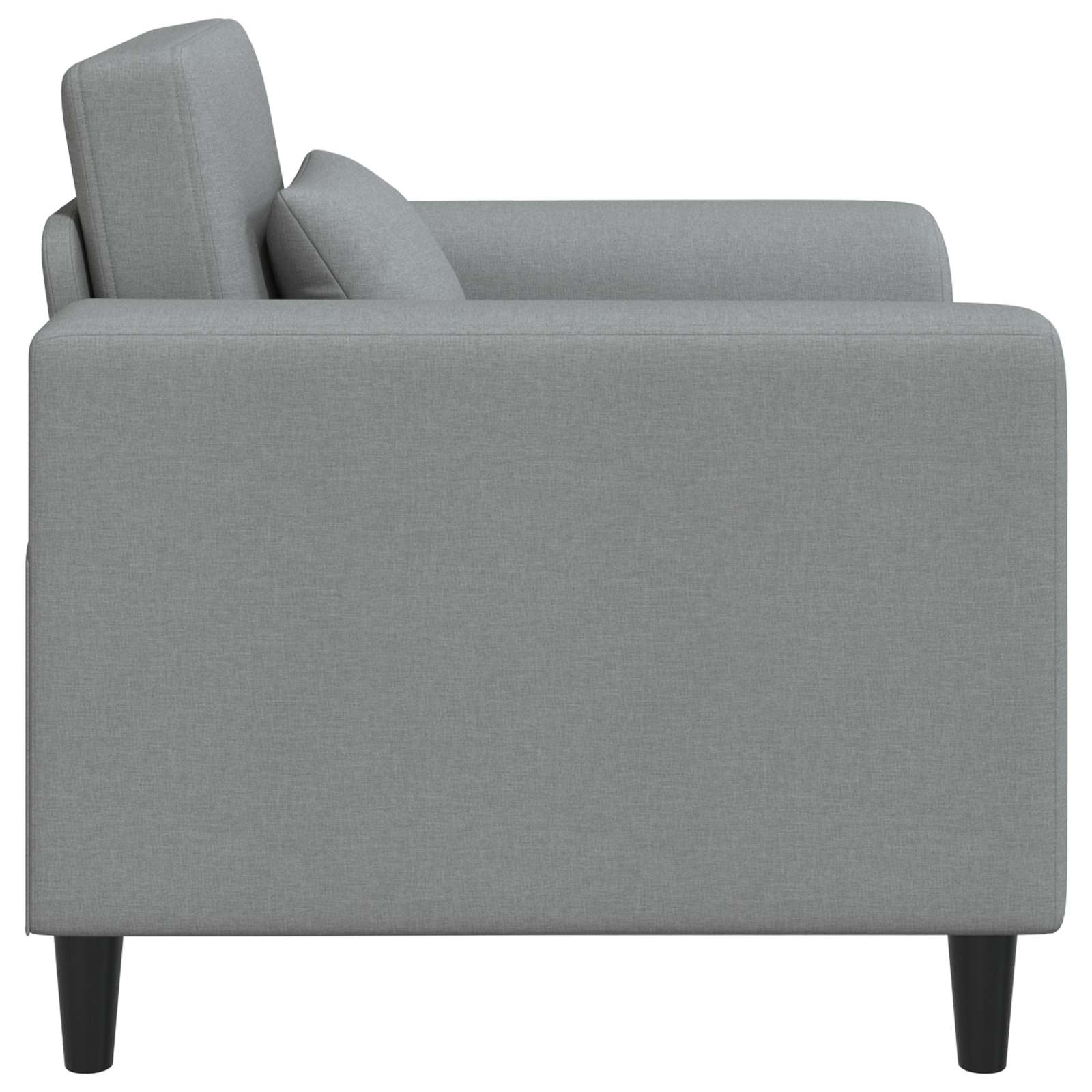 vidaXL Fauteuil Lichtgrijs Stof