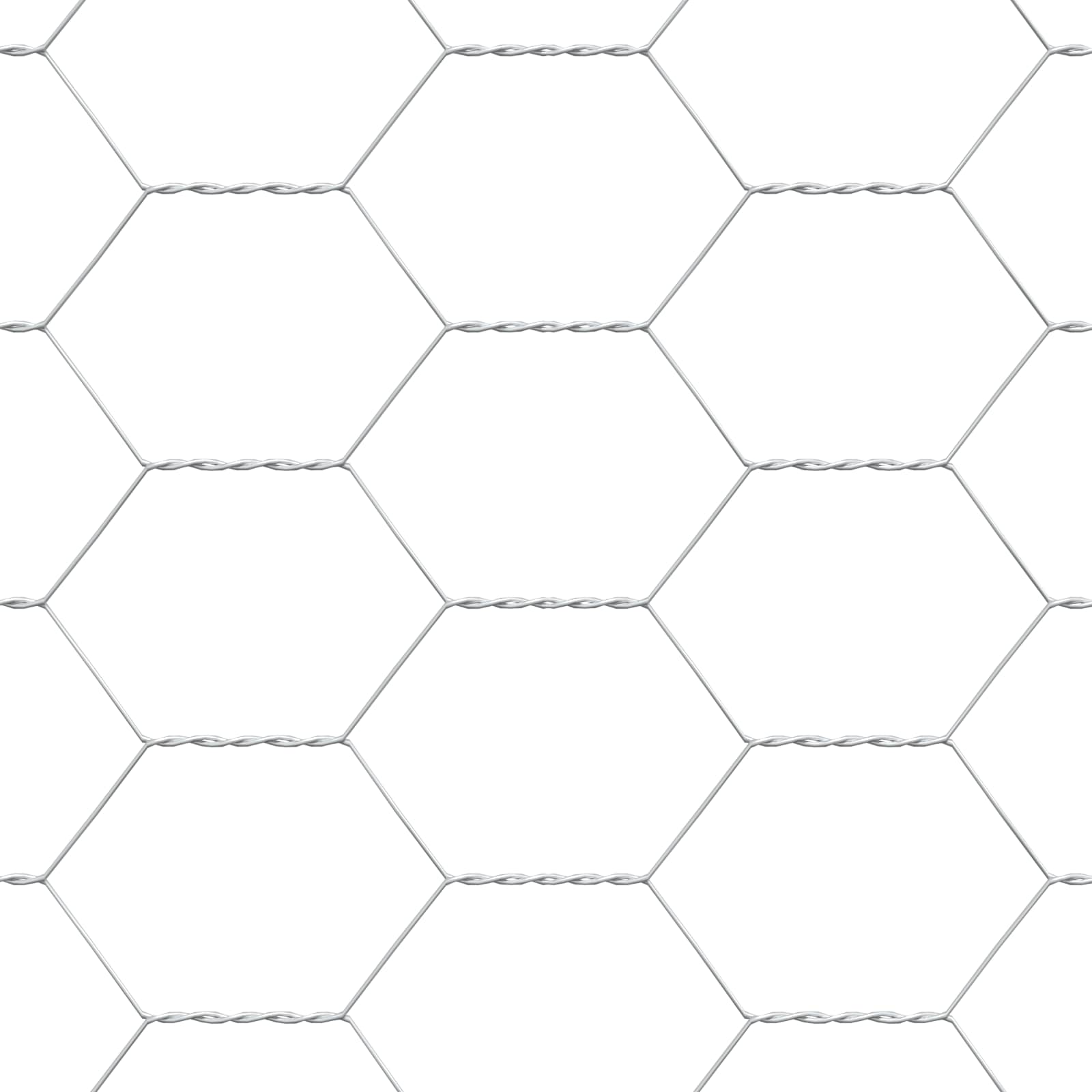 vidaXL Kippenhok met dak Zilverkleurig 200 x 200 x 150 cm