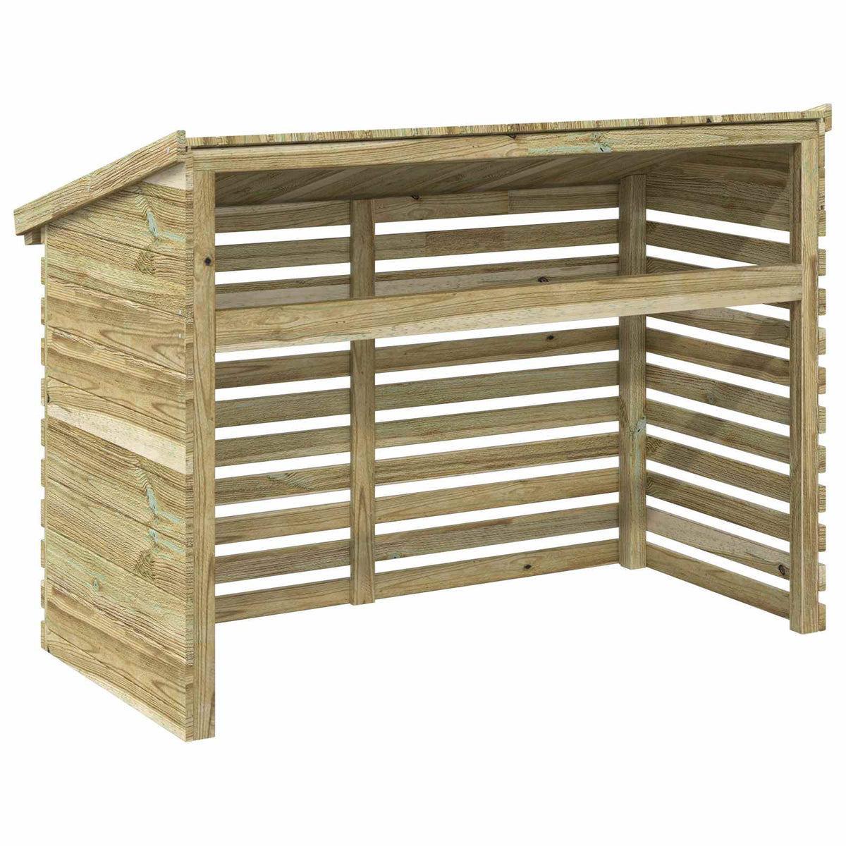vidaXL Omkasting voor airconditioner 90x40x60 cm Geïmpregneerd grenenhout
