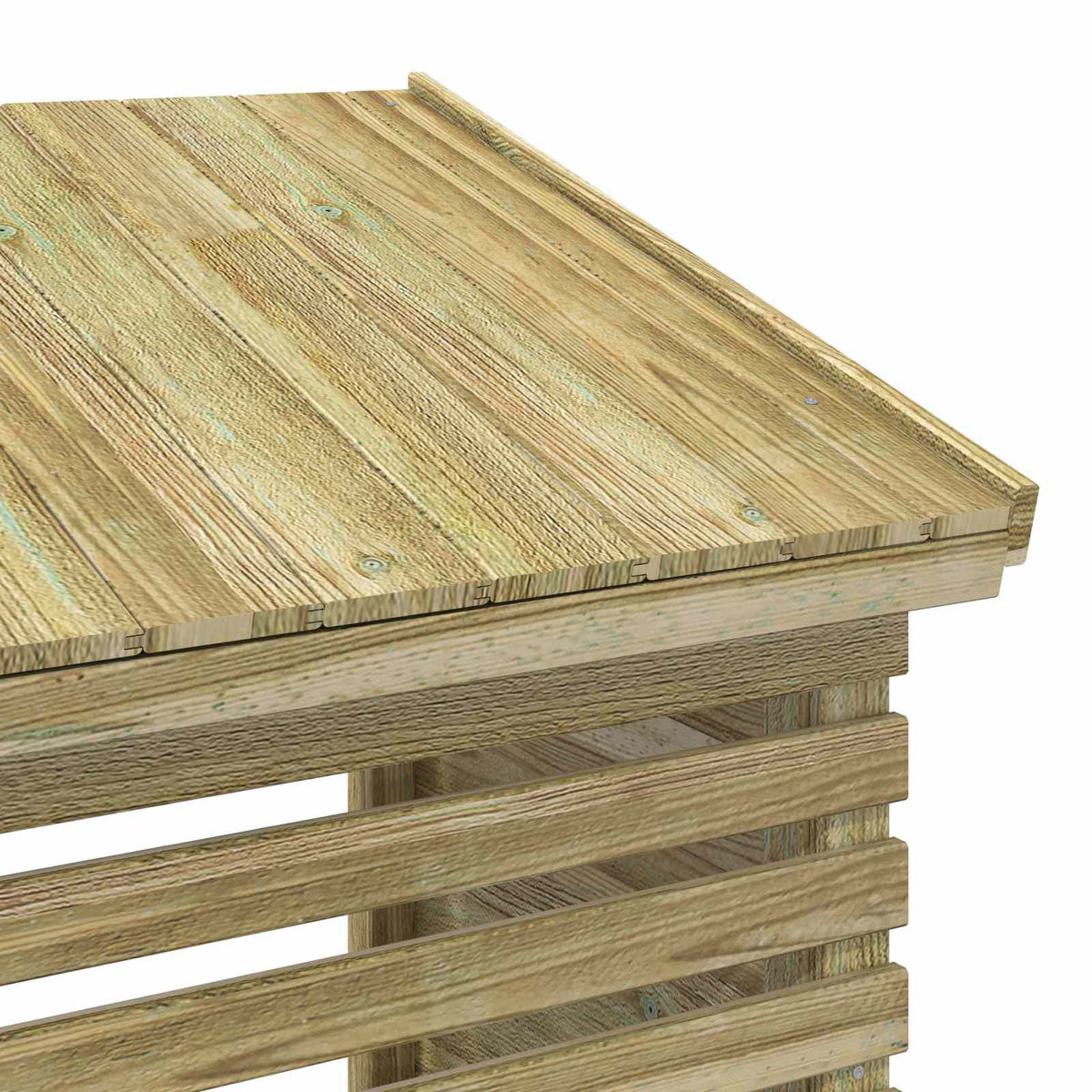 vidaXL Omkasting voor airconditioner 90x40x60 cm Geïmpregneerd grenenhout
