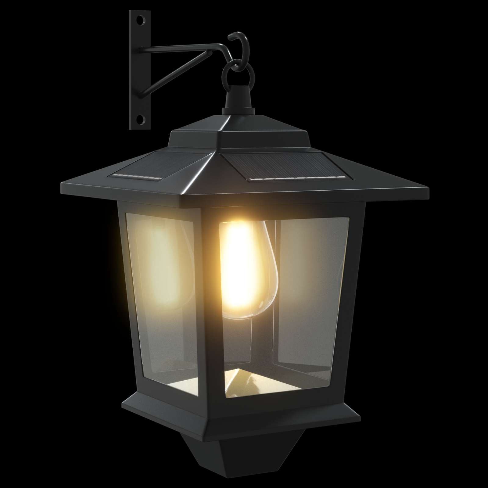 vidaXL Wandlamp with LED Bulb 2 st Zwart 19 x 14 x 25 cm RVS en ABS