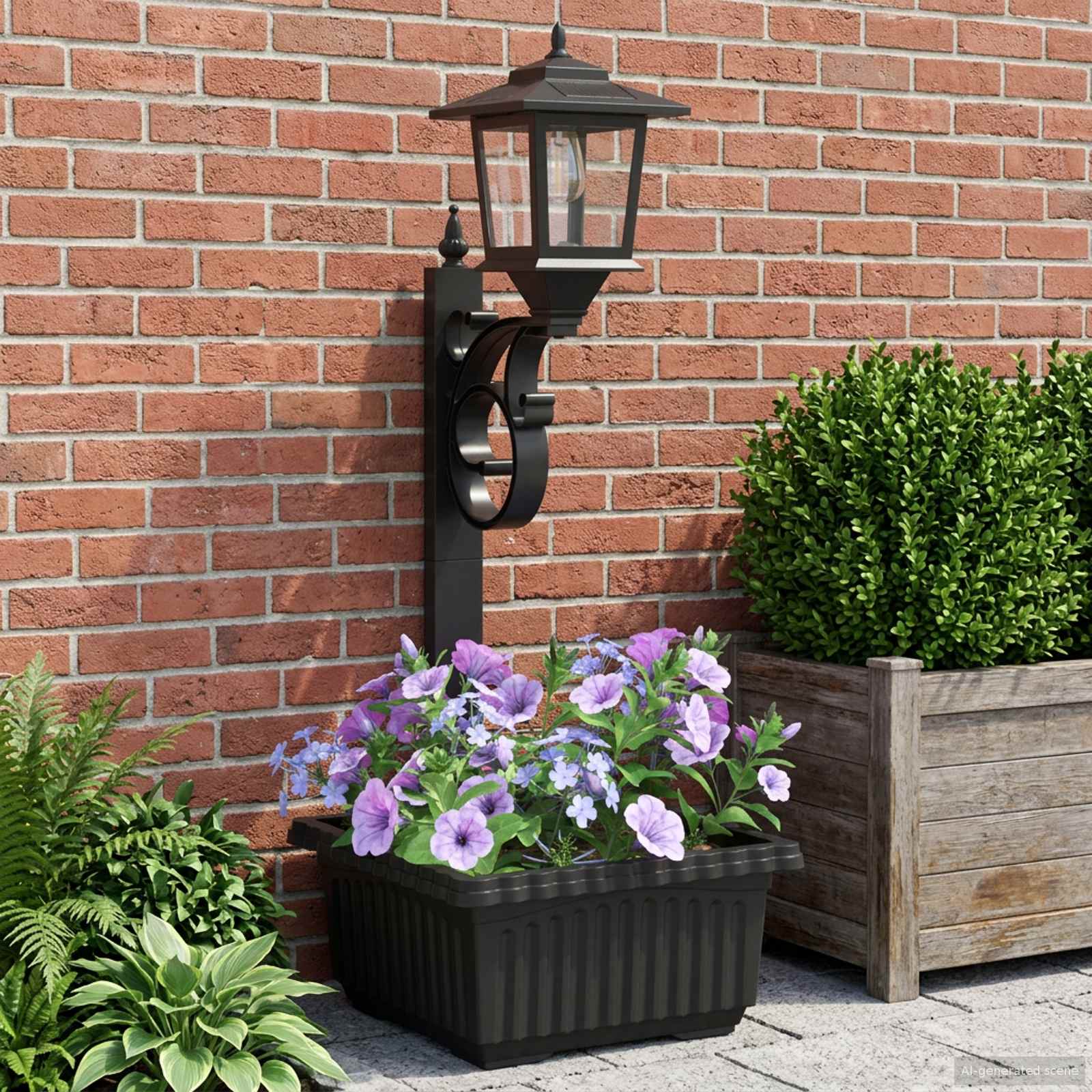 vidaXL Wandlamp with LED Bulb 2 st Zwart 19 x 14 x 25 cm RVS en ABS