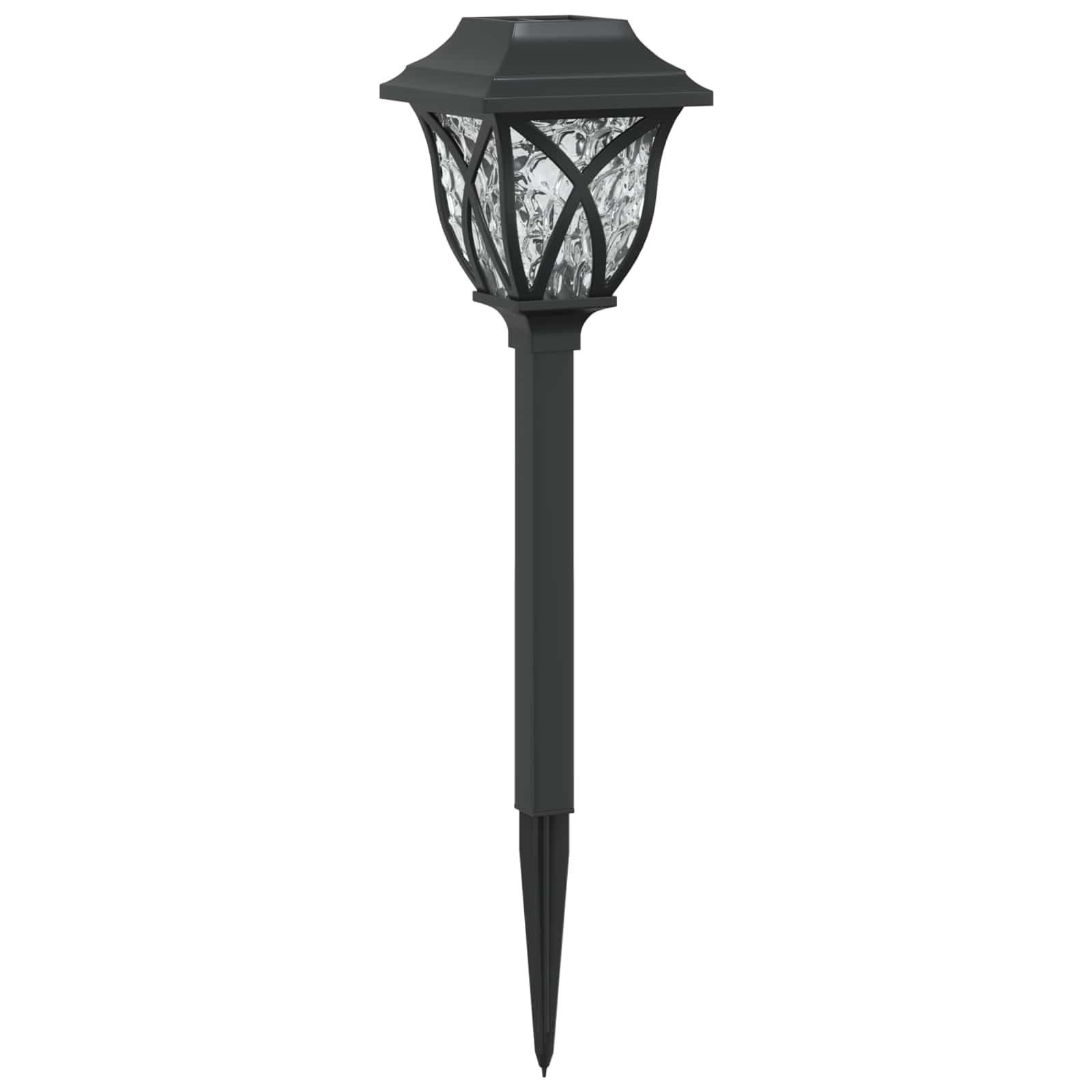 vidaXL Buitenzonne-lampen met grondpin 6 pcs Warmwit 42 cm PP