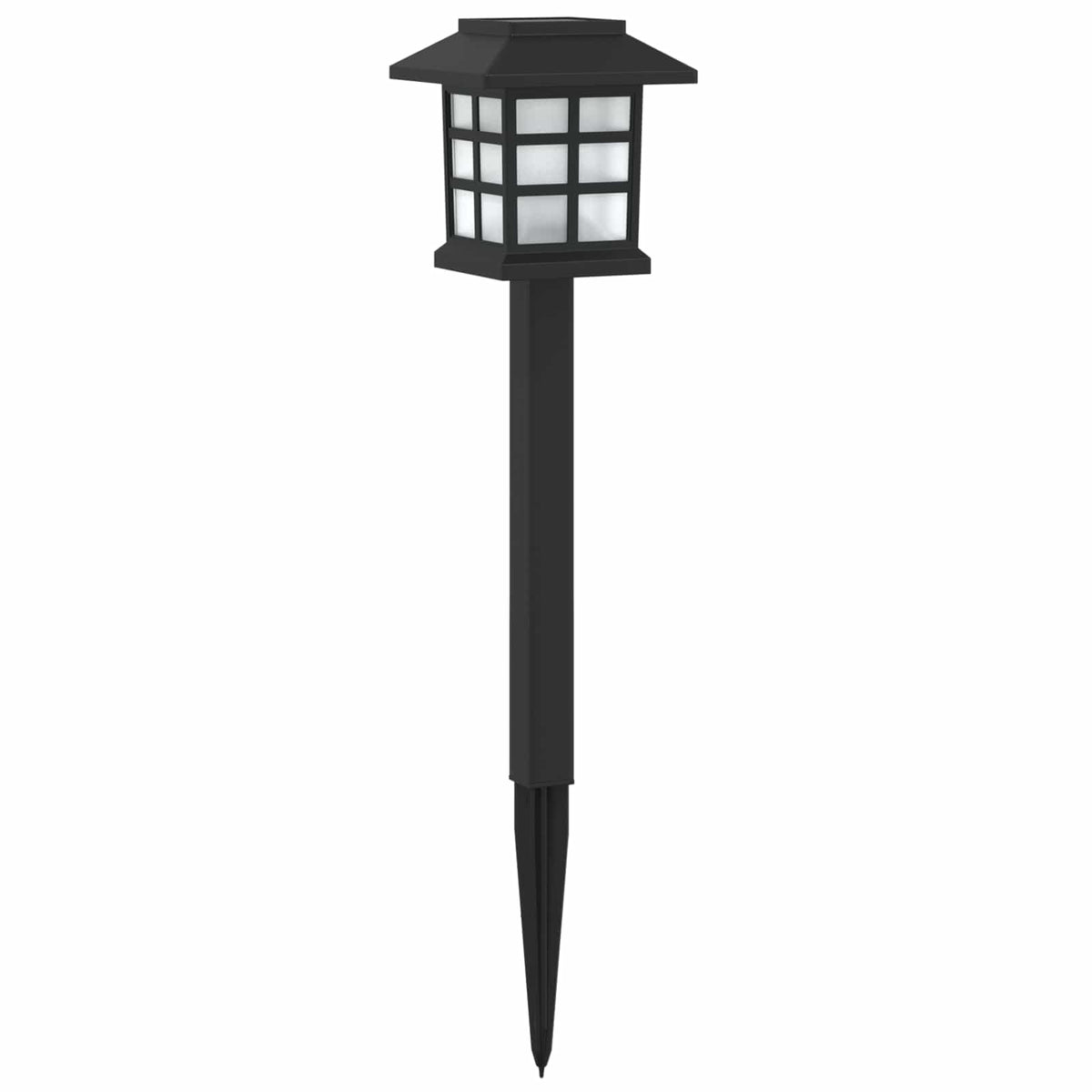vidaXL Buitenzonne-lampen met grondpin 6 pcs Warmwit 38,5 cm PP