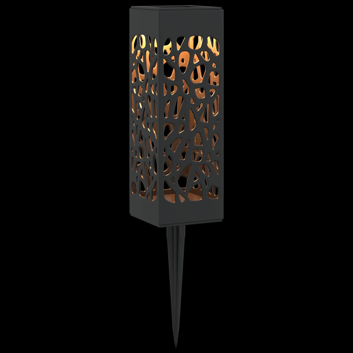 vidaXL Buitenzonne-lampen met grondpin 4 pcs Warmwit 29 cm PP