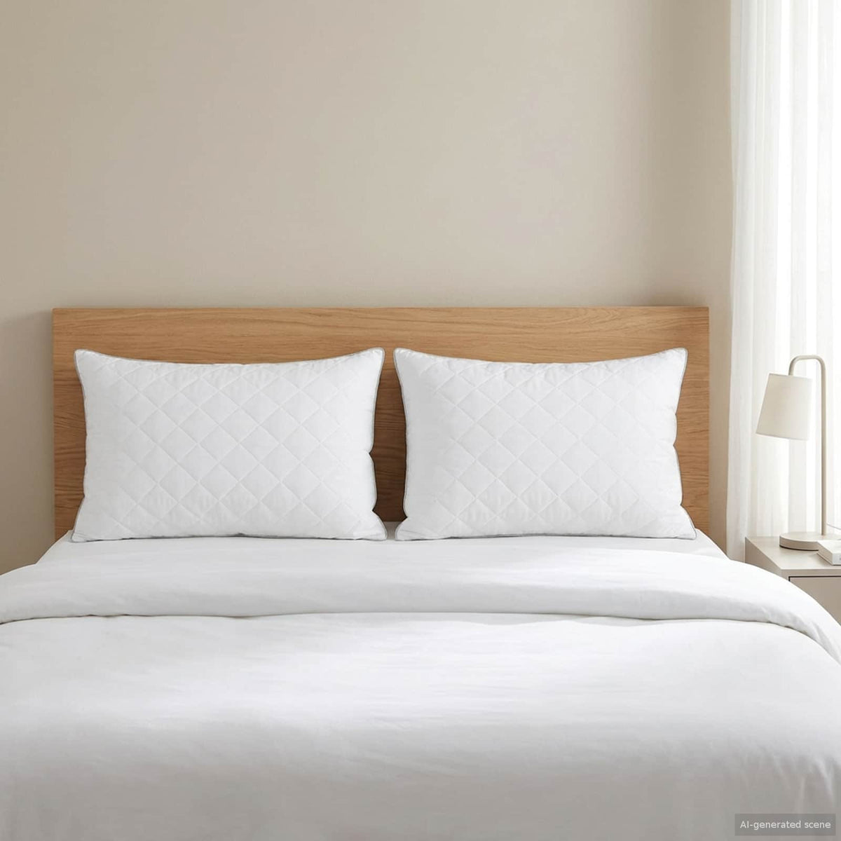vidaXL Hoofdkussen FULDA 40 x 60 cm 100% Ganzendons en Ganzenveren Wit