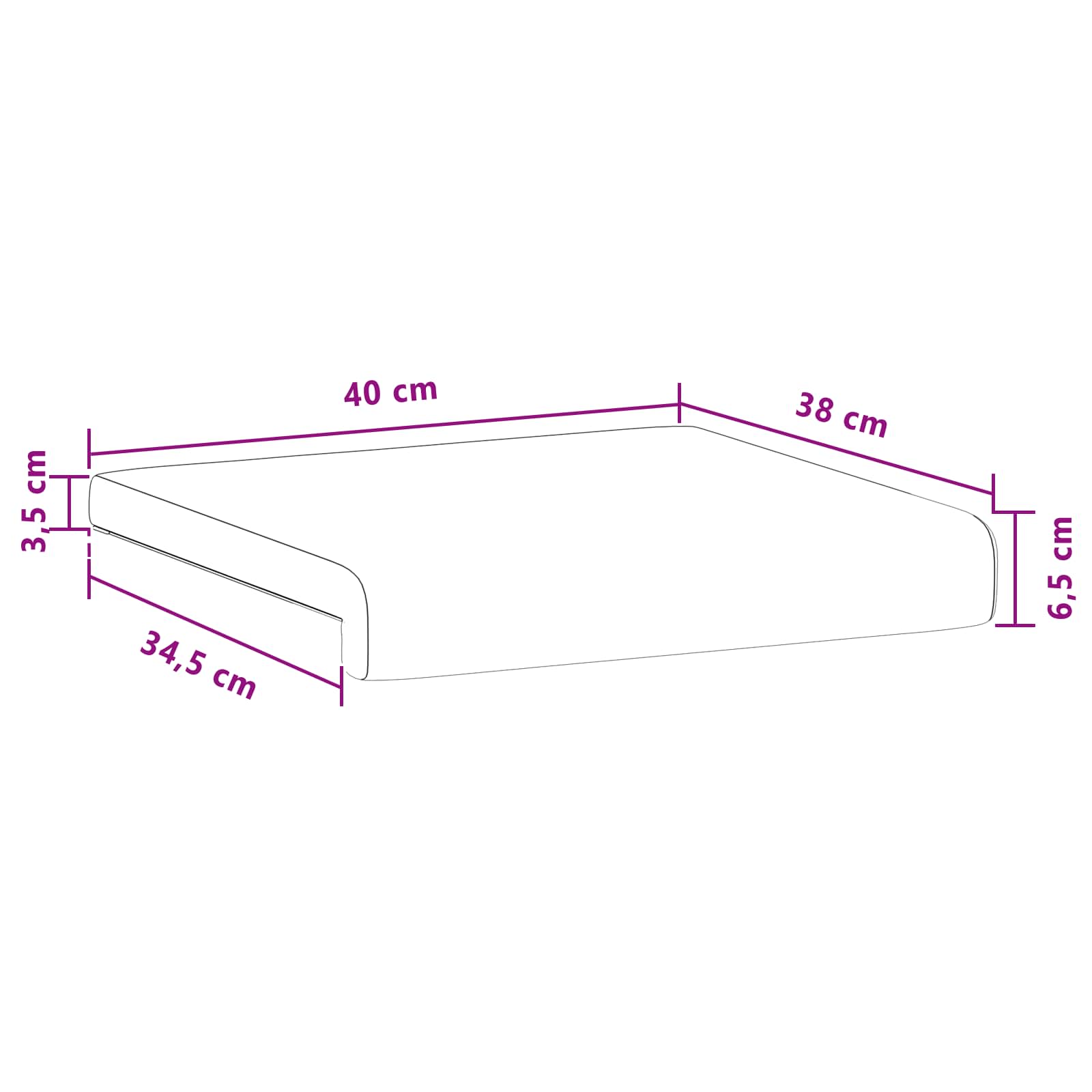 vidaXL Bankkussen 2 st fluweel Lichtgrijs Diepte 35 cm