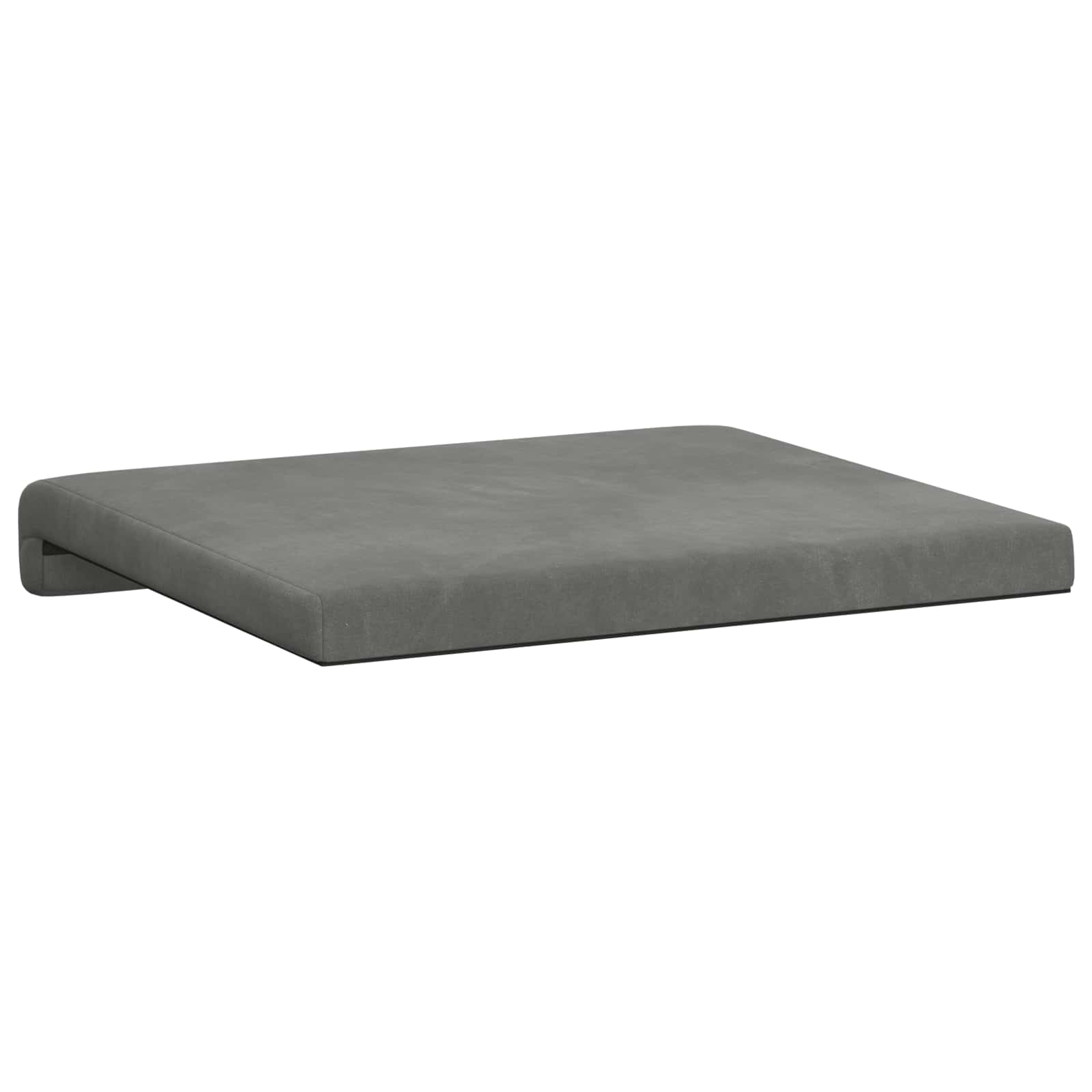 vidaXL Bankkussen 2 st fluweel Lichtgrijs Diepte 35 cm