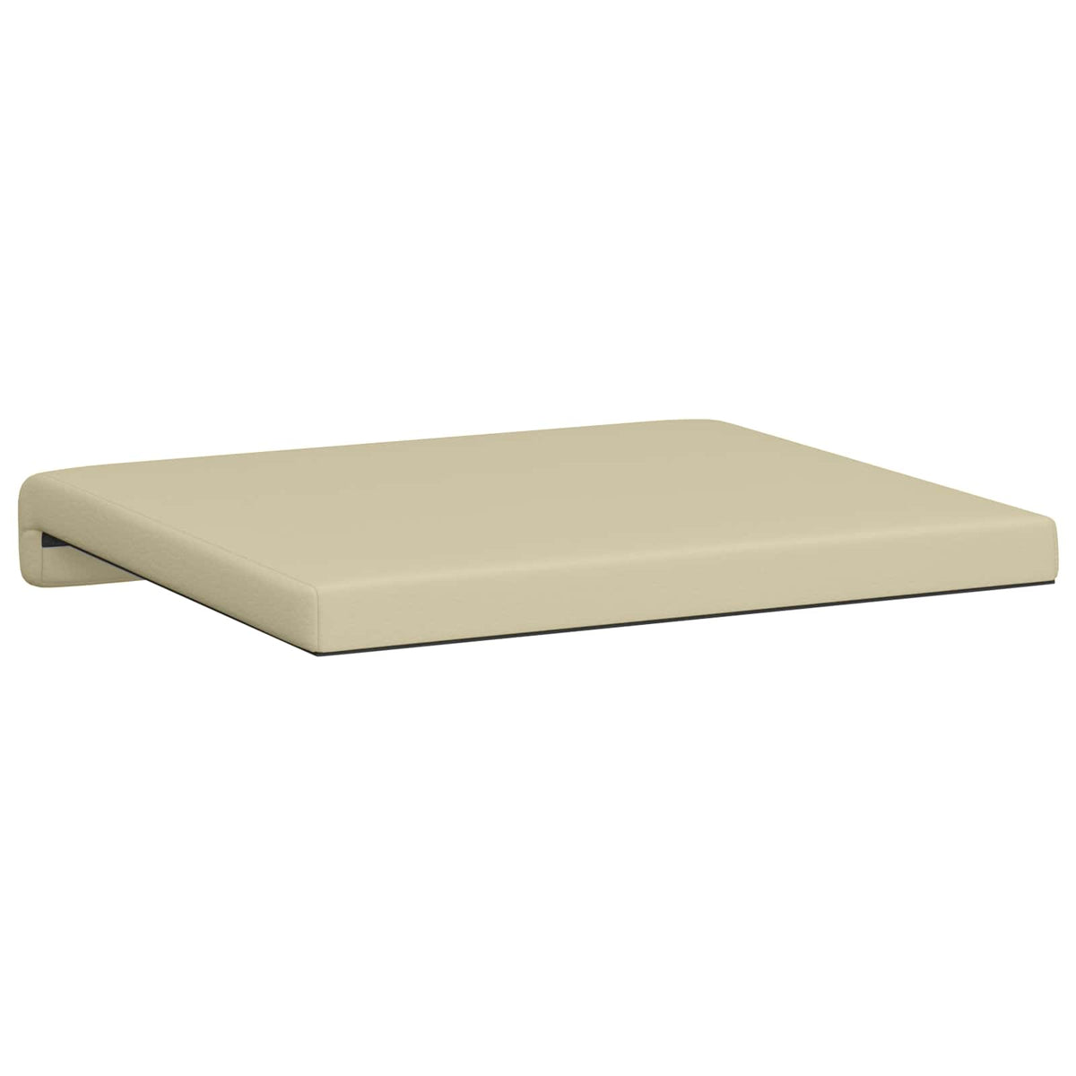 vidaXL Bankkussen 2 st Kunstleer Cappuccino Diepte 35 cm