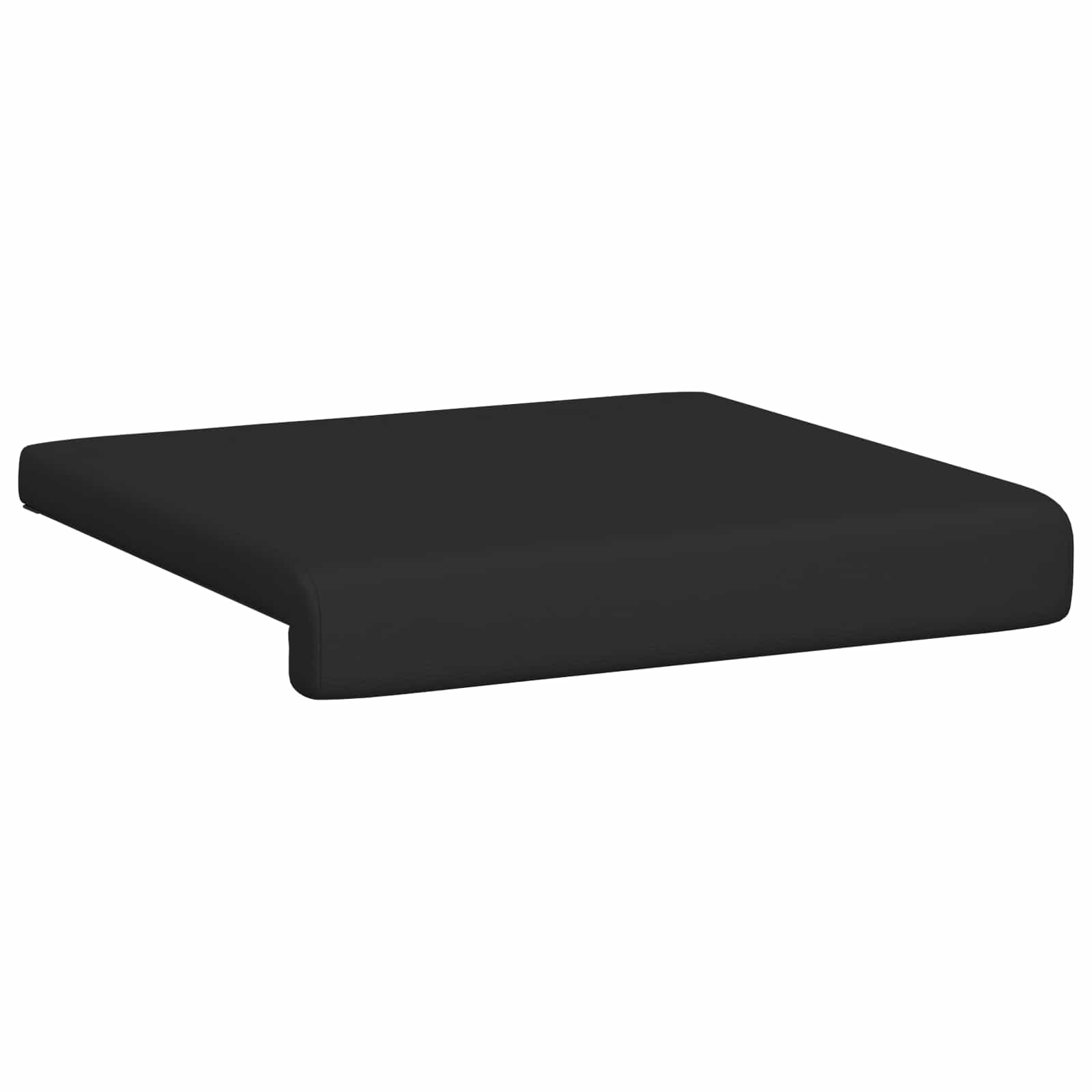 vidaXL Bankkussen 2 st Kunstleer Zwart Diepte 35 cm