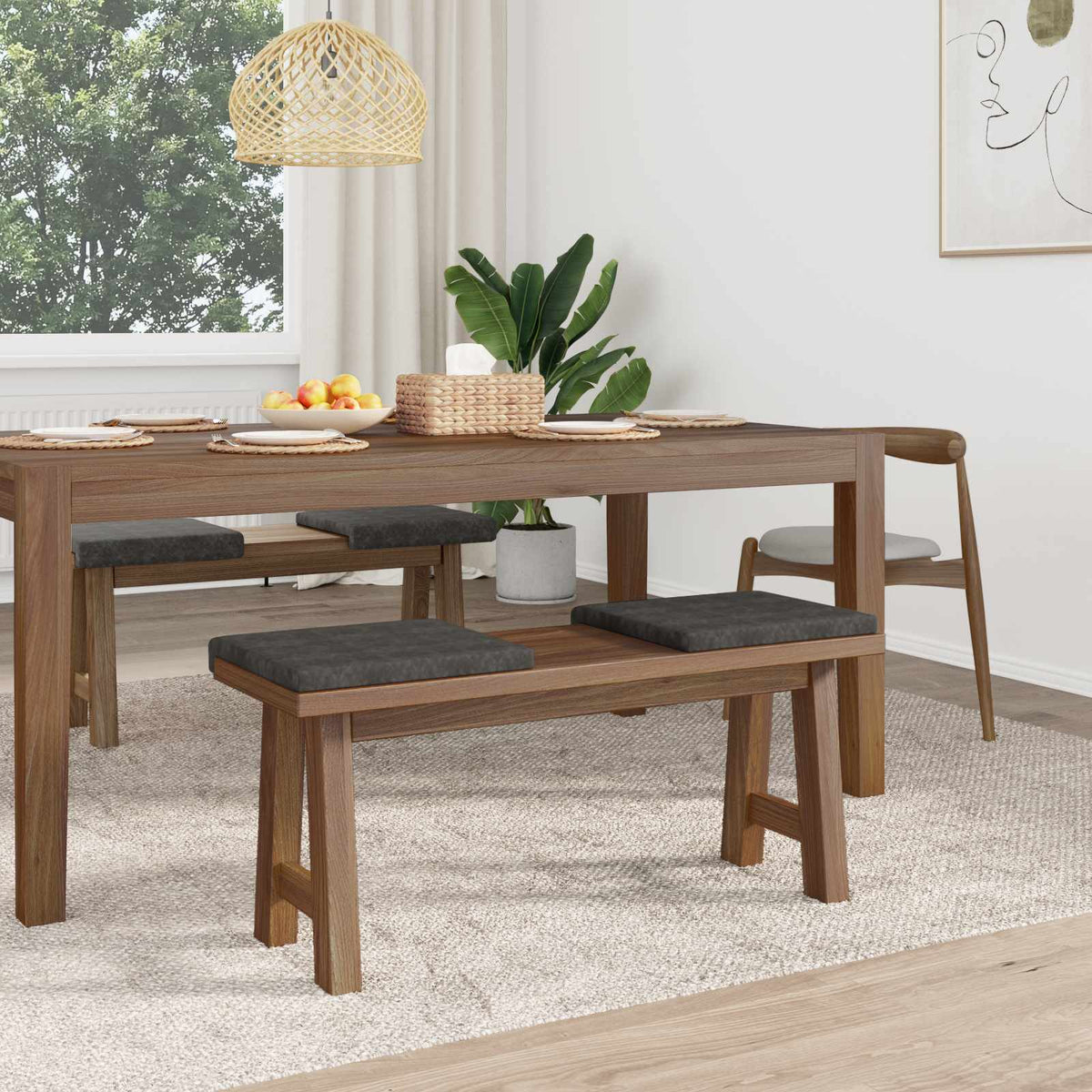 vidaXL Bankkussen 2 st Kunstleer Zwart Diepte 35 cm