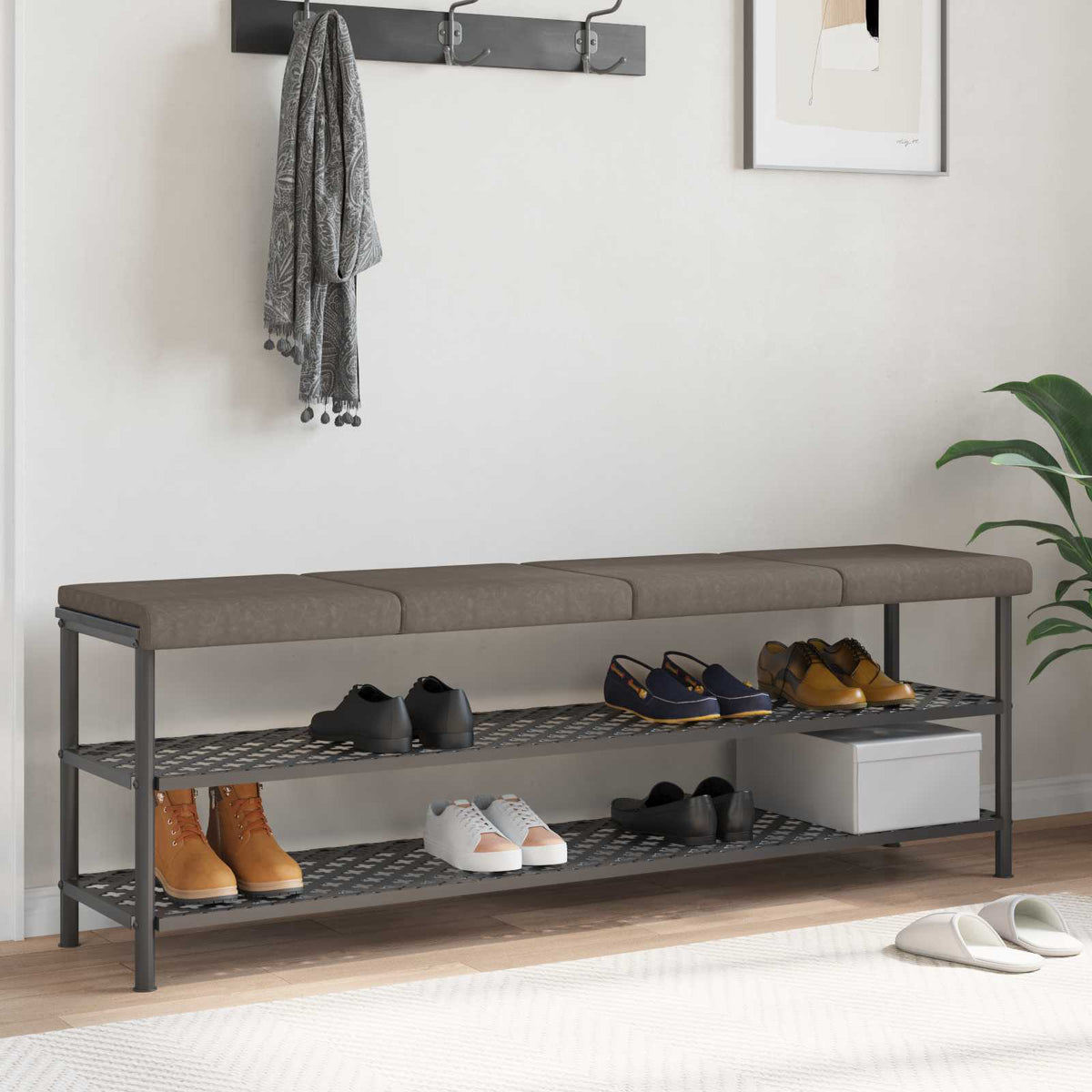 vidaXL Bankkussen 2 st Kunstleer Zwart Diepte 35 cm