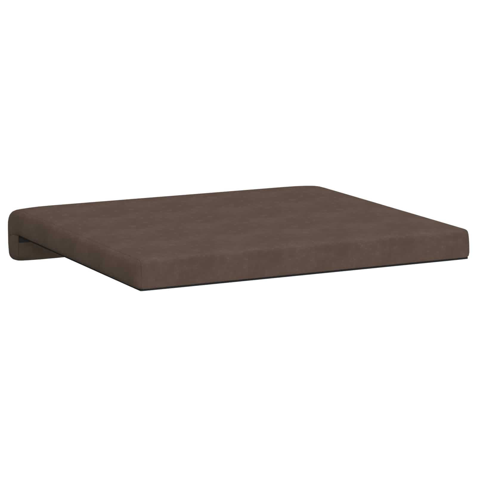 vidaXL Bankkussen 2 st Microvezel Bruin Diepte 35 cm