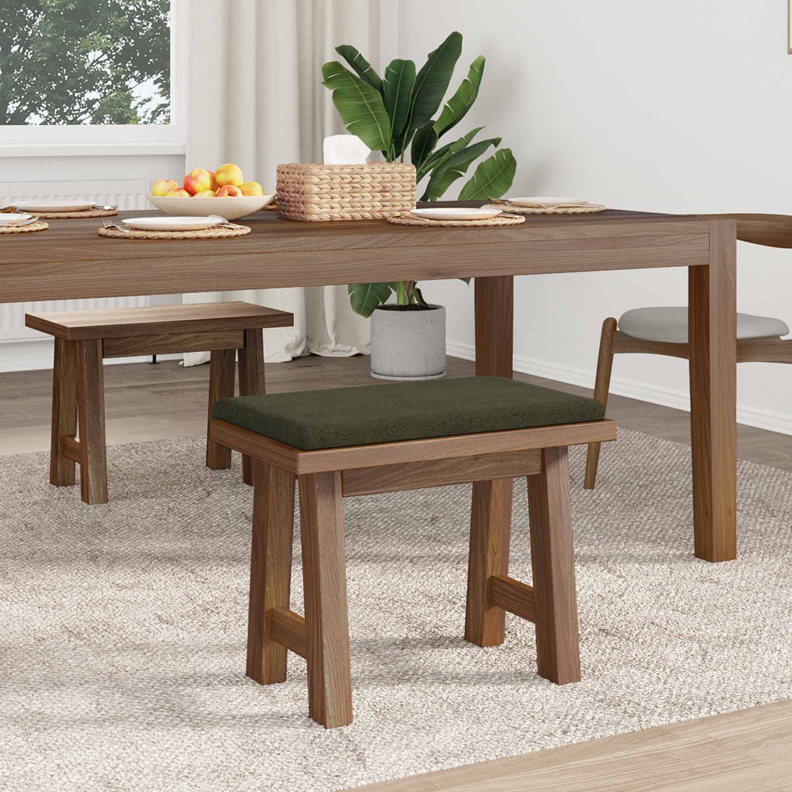 vidaXL Bankkussen Faux Suède Stof Donkergrijs Diepte 35 cm