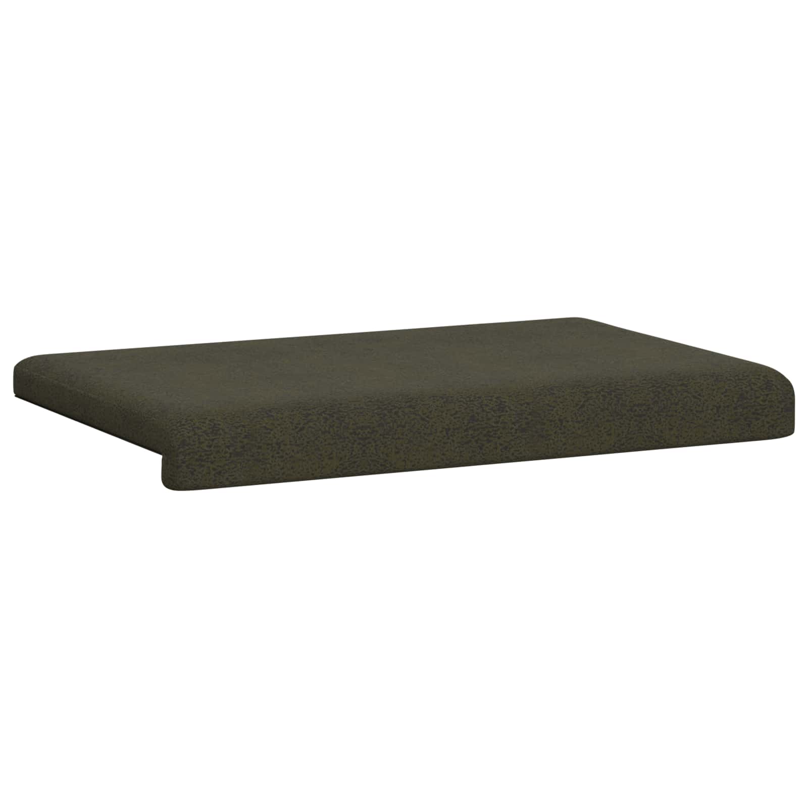 vidaXL Bankkussen Faux Suède Stof Donkergrijs Diepte 35 cm