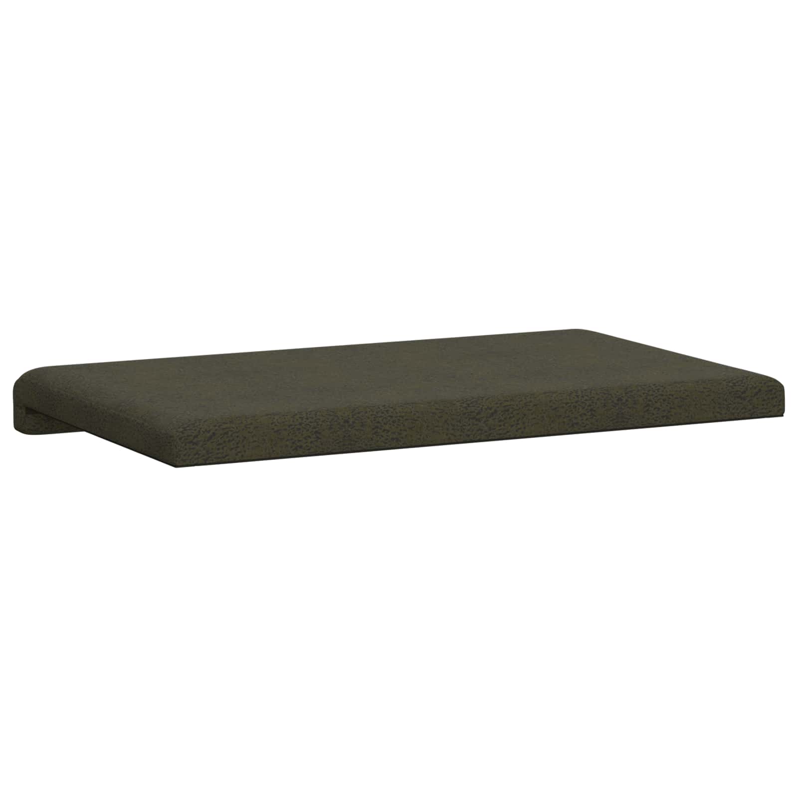 vidaXL Bankkussen Faux Suède Stof Donkergrijs Diepte 35 cm