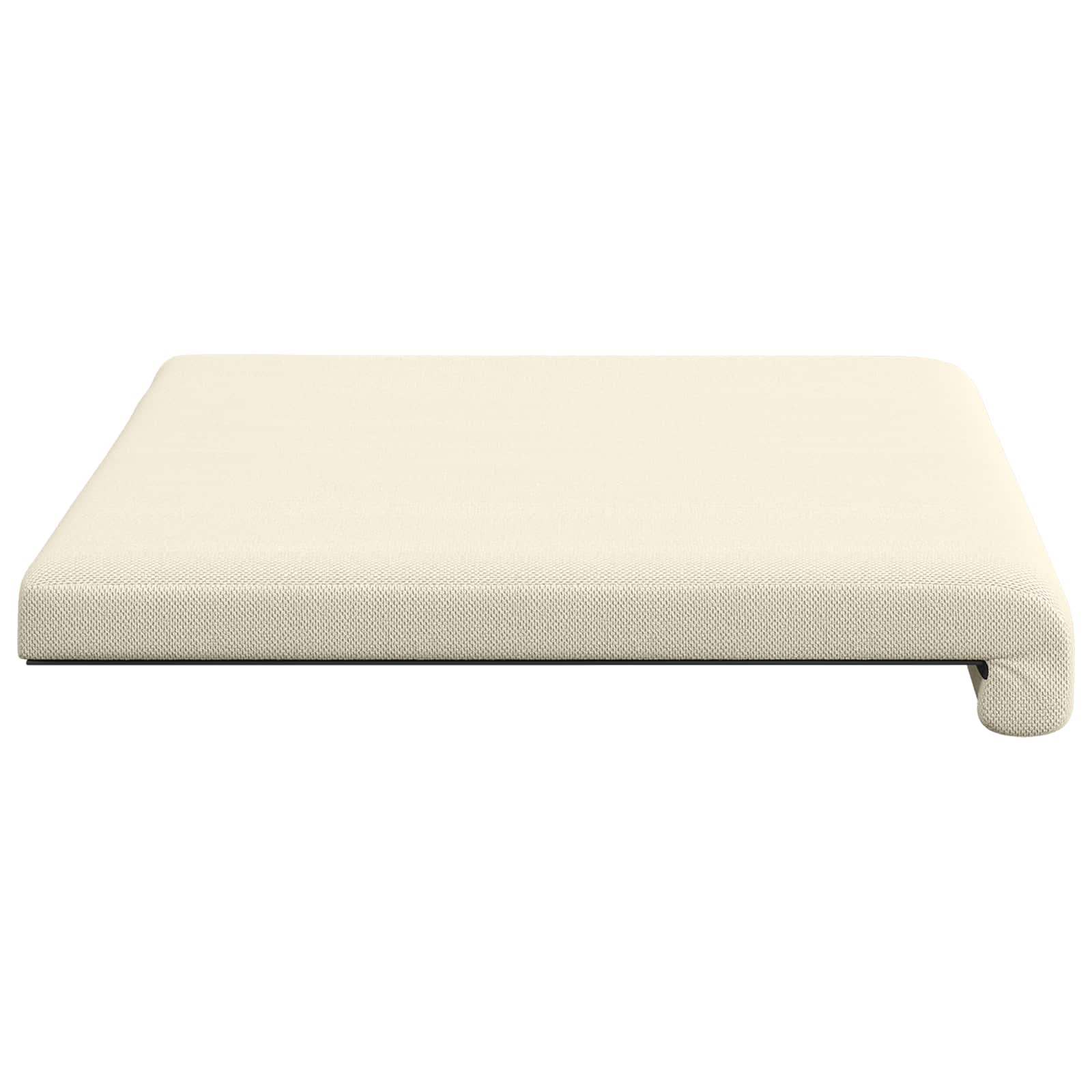 vidaXL Bankkussen Textured Velvet Kaki Diepte 35 cm