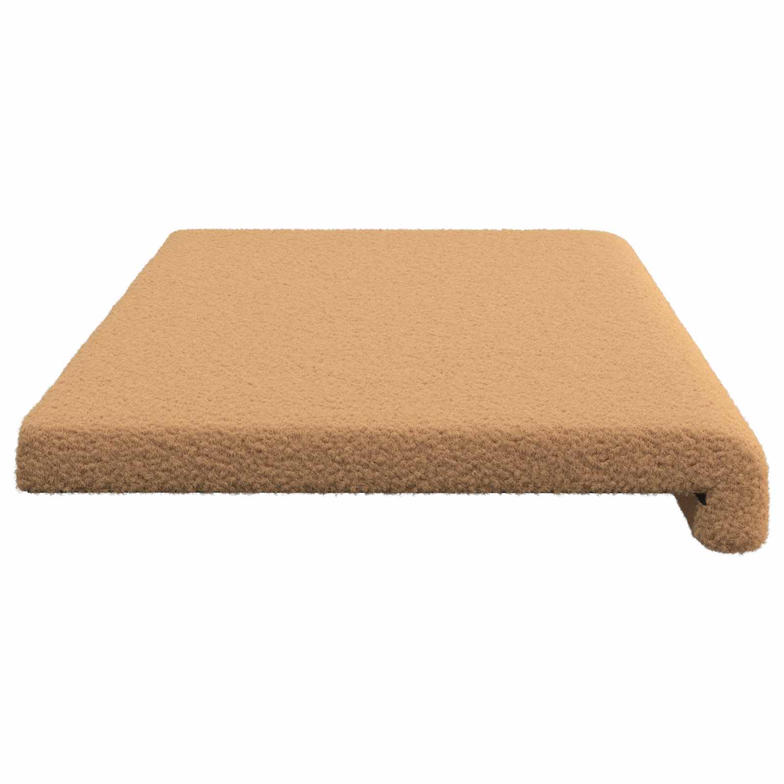 vidaXL Bankkussen Sherpa Stof Donkergrijs Diepte 35 cm