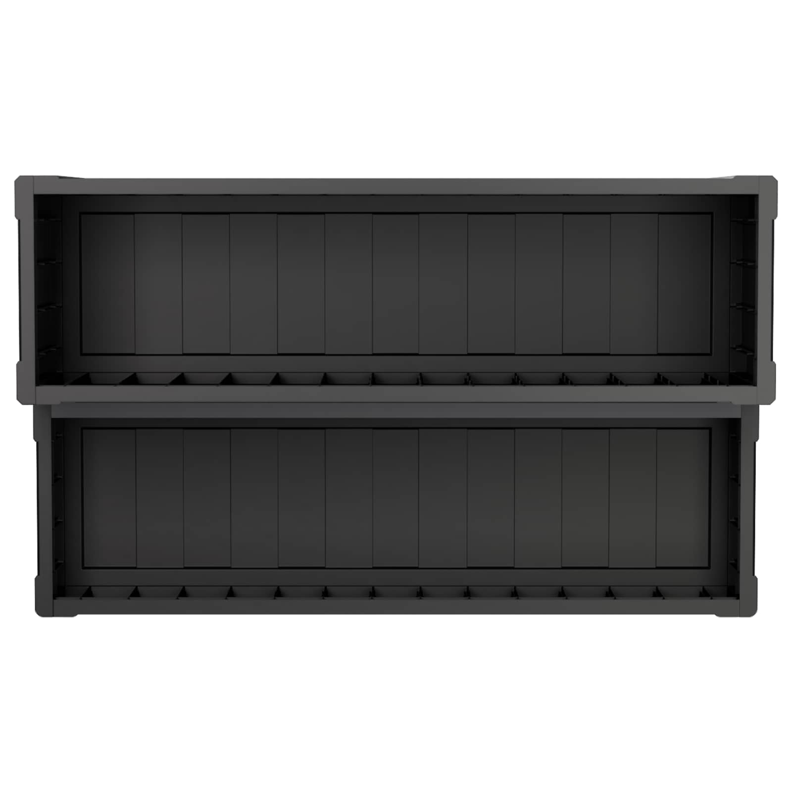 vidaXL Hottub-opstap met Opbergruimte 2-traps Bruin en Grijs PP