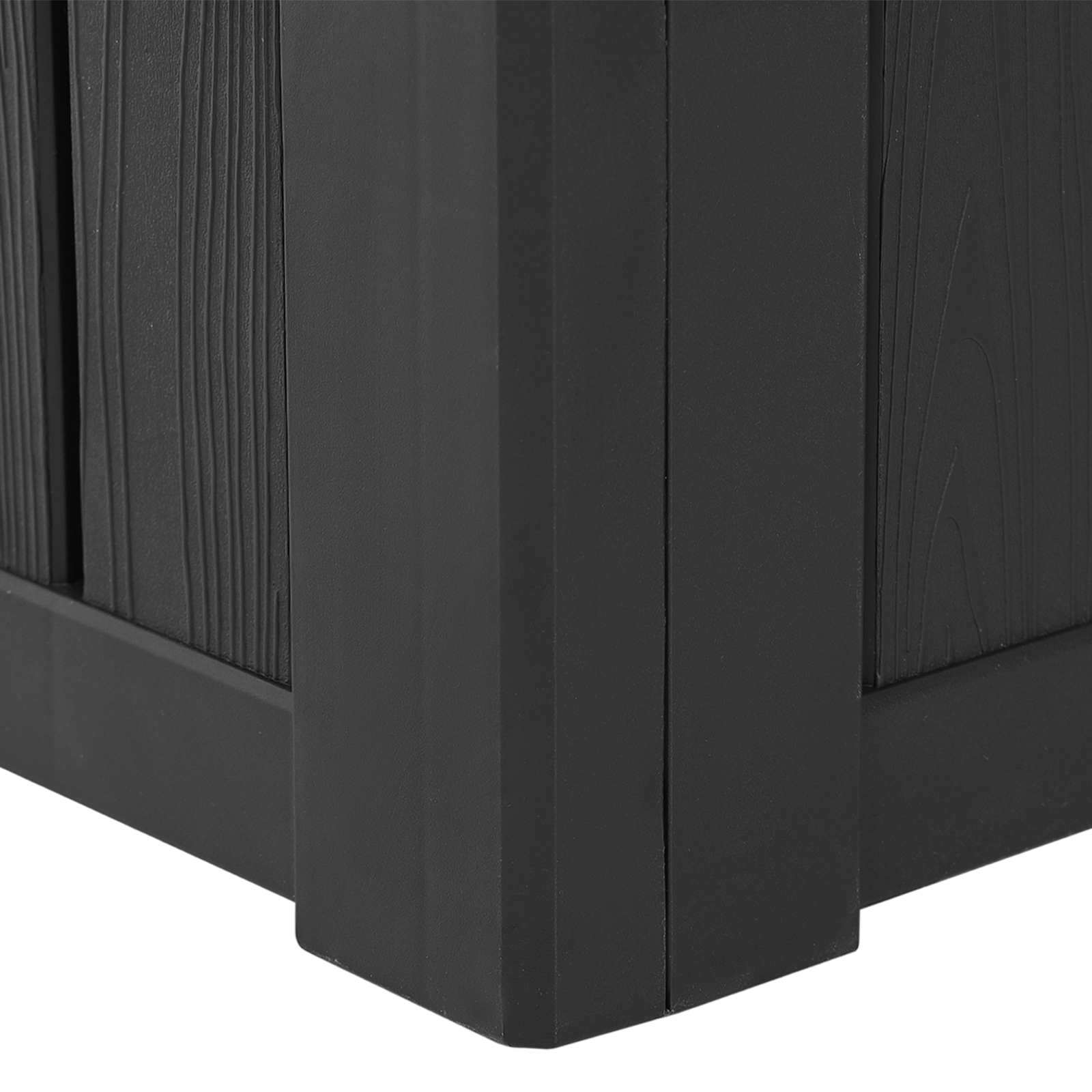 vidaXL Hottub-opstap met Opbergruimte 2-traps Bruin en Grijs PP