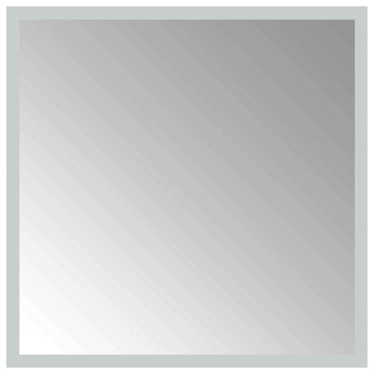 vidaXL LED Badkamer Spiegel Transparant 40 x 40 cm gehard glas