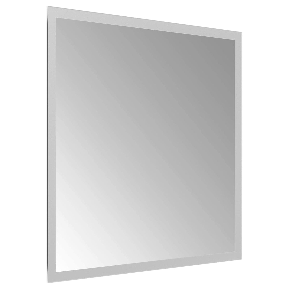 vidaXL LED Badkamer Spiegel Transparant 40 x 40 cm gehard glas