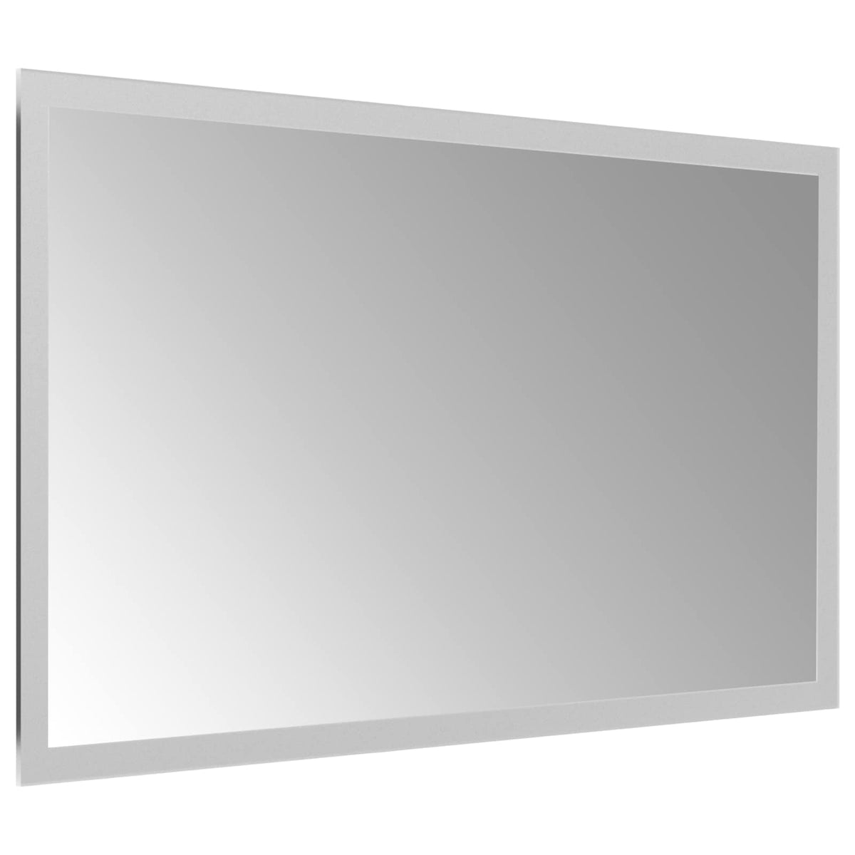 vidaXL LED Badkamer Spiegel Transparant 50 x 30 cm gehard glas