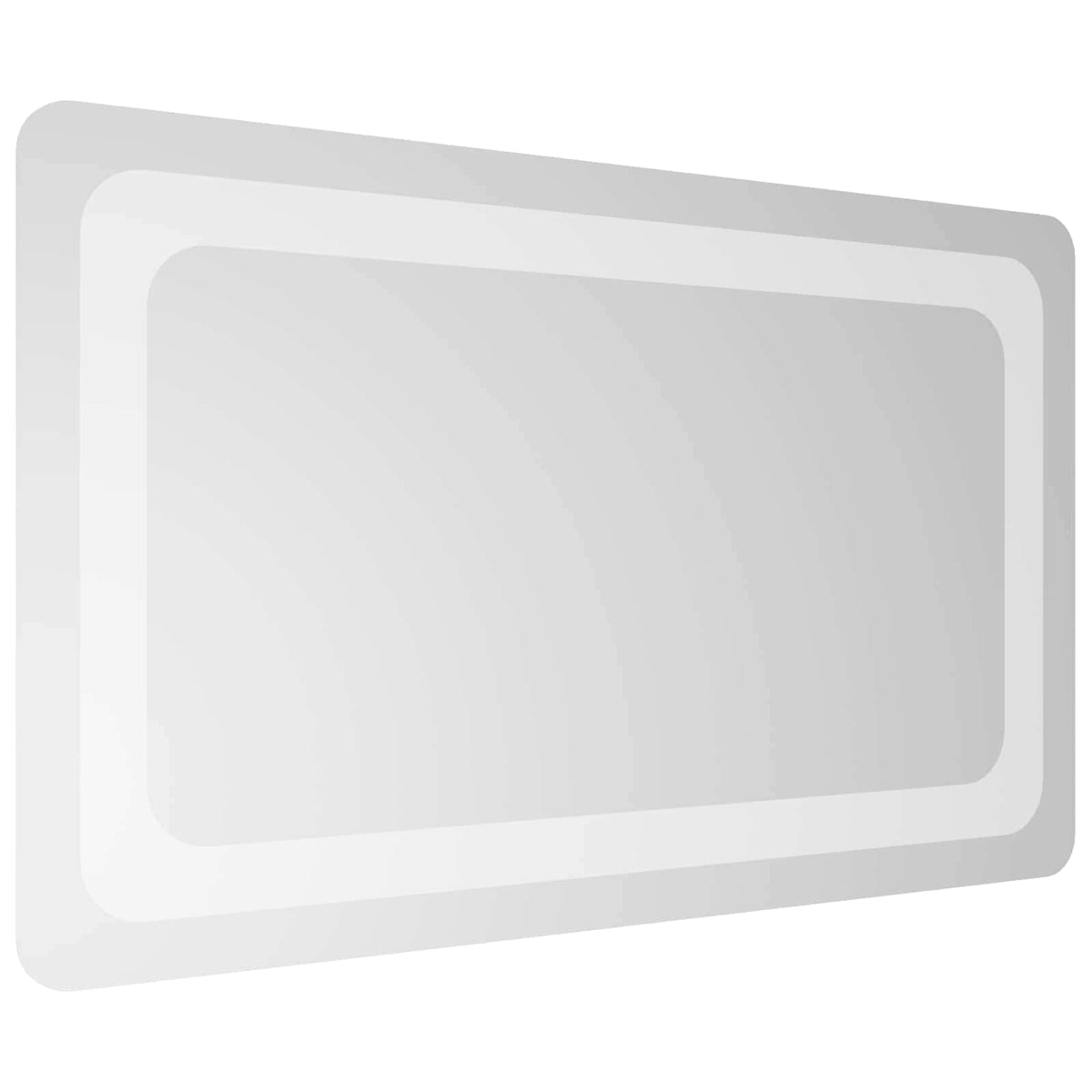 vidaXL LED Badkamer Spiegel Transparant 50 x 30 cm gehard glas