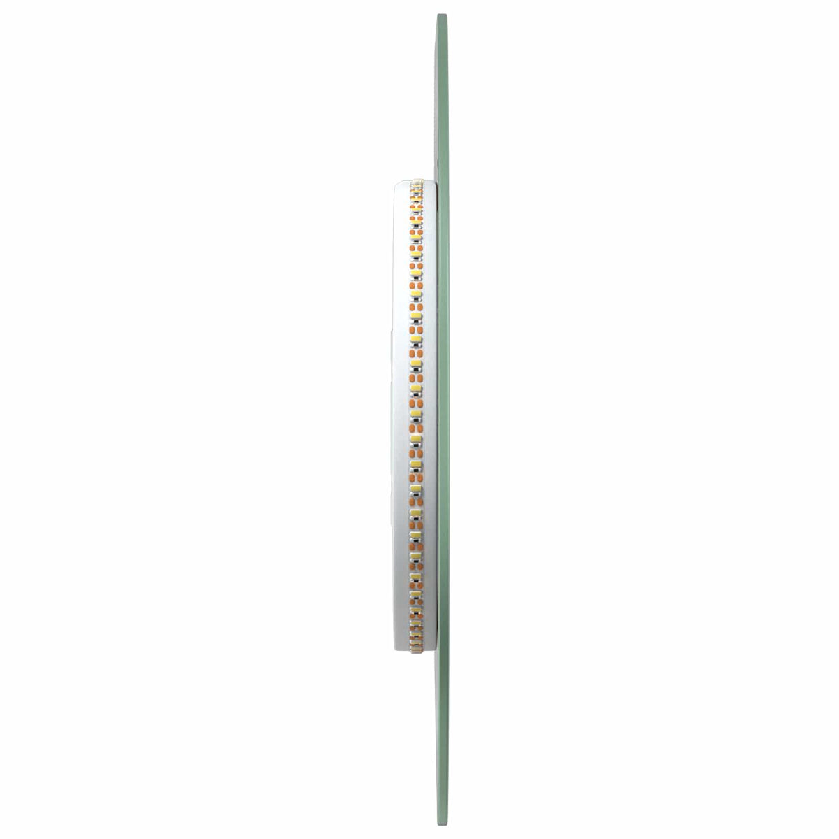 vidaXL LED Badkamer Spiegel Transparant Ø 40 cm gehard glas