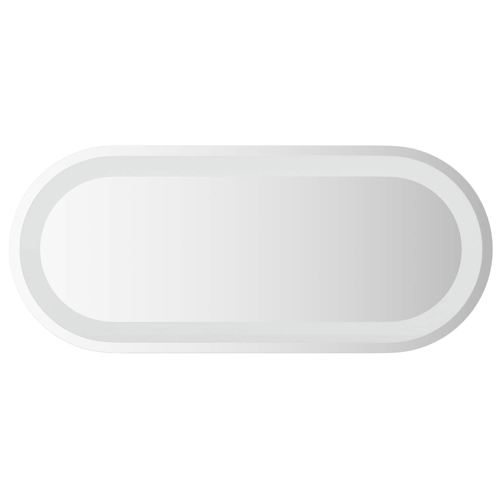 vidaXL LED Badkamer Spiegel Transparant 70 x 30 cm gehard glas