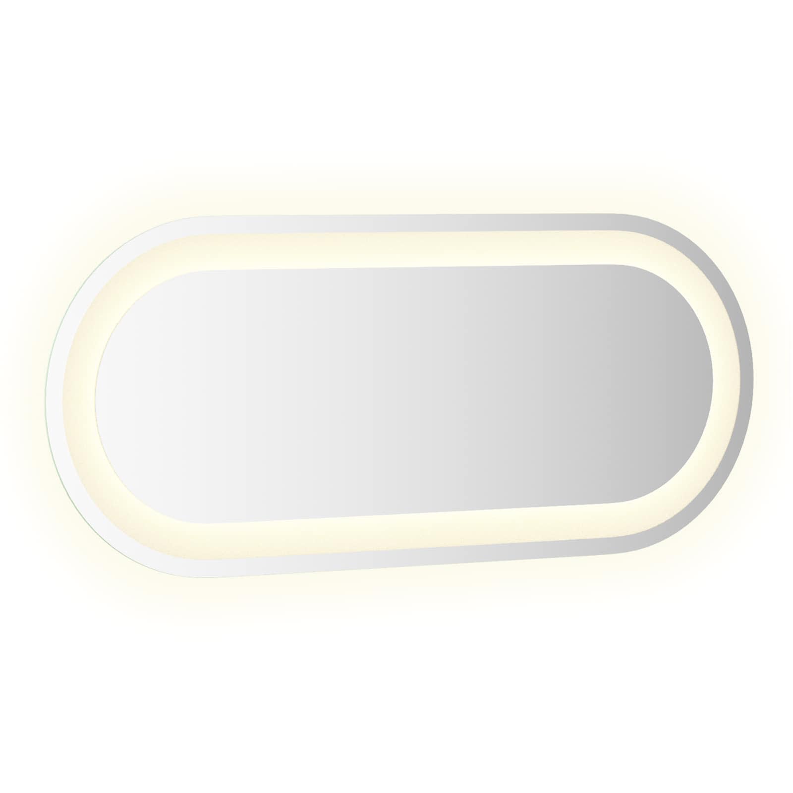 vidaXL LED Badkamer Spiegel Transparant 70 x 30 cm gehard glas