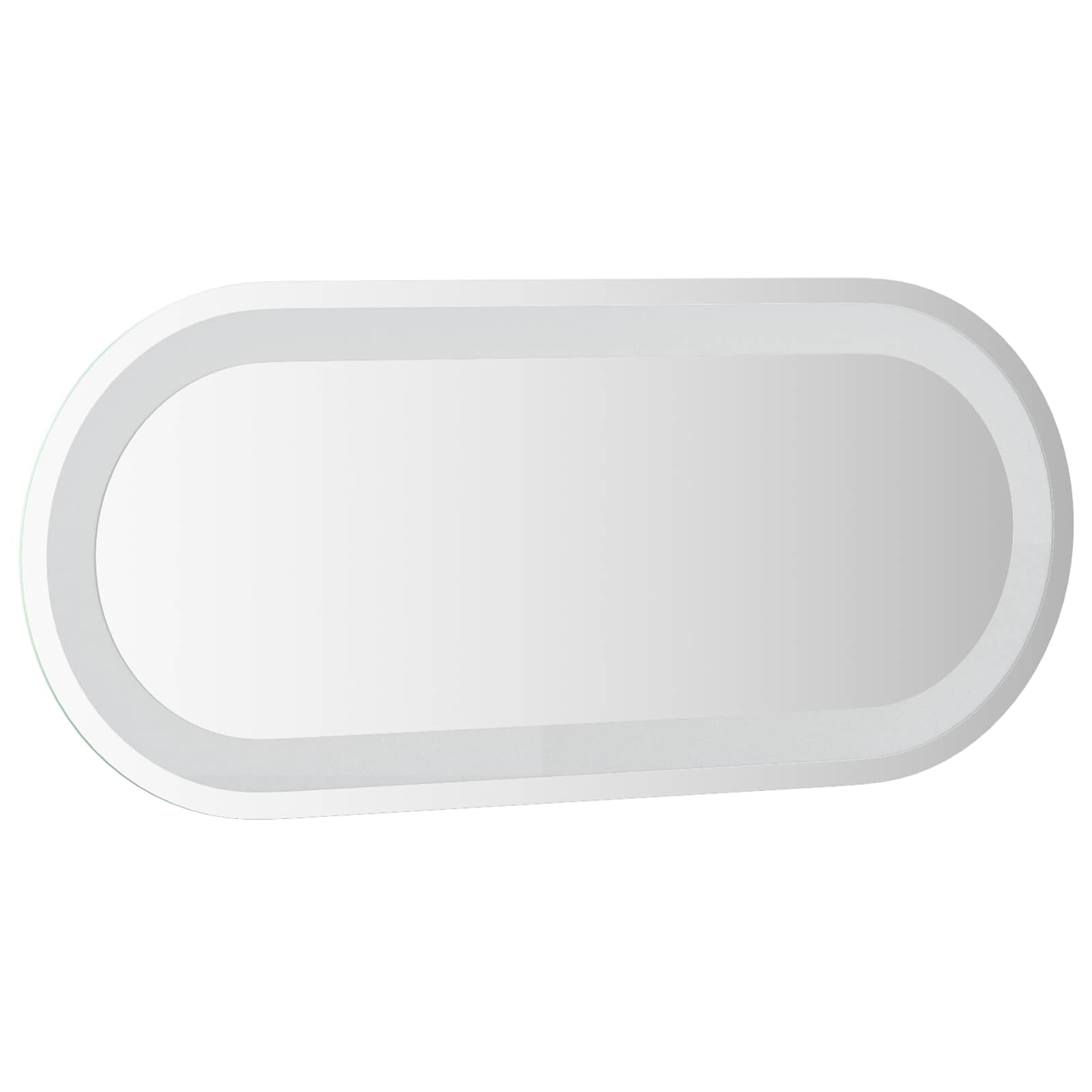 vidaXL LED Badkamer Spiegel Transparant 70 x 30 cm gehard glas