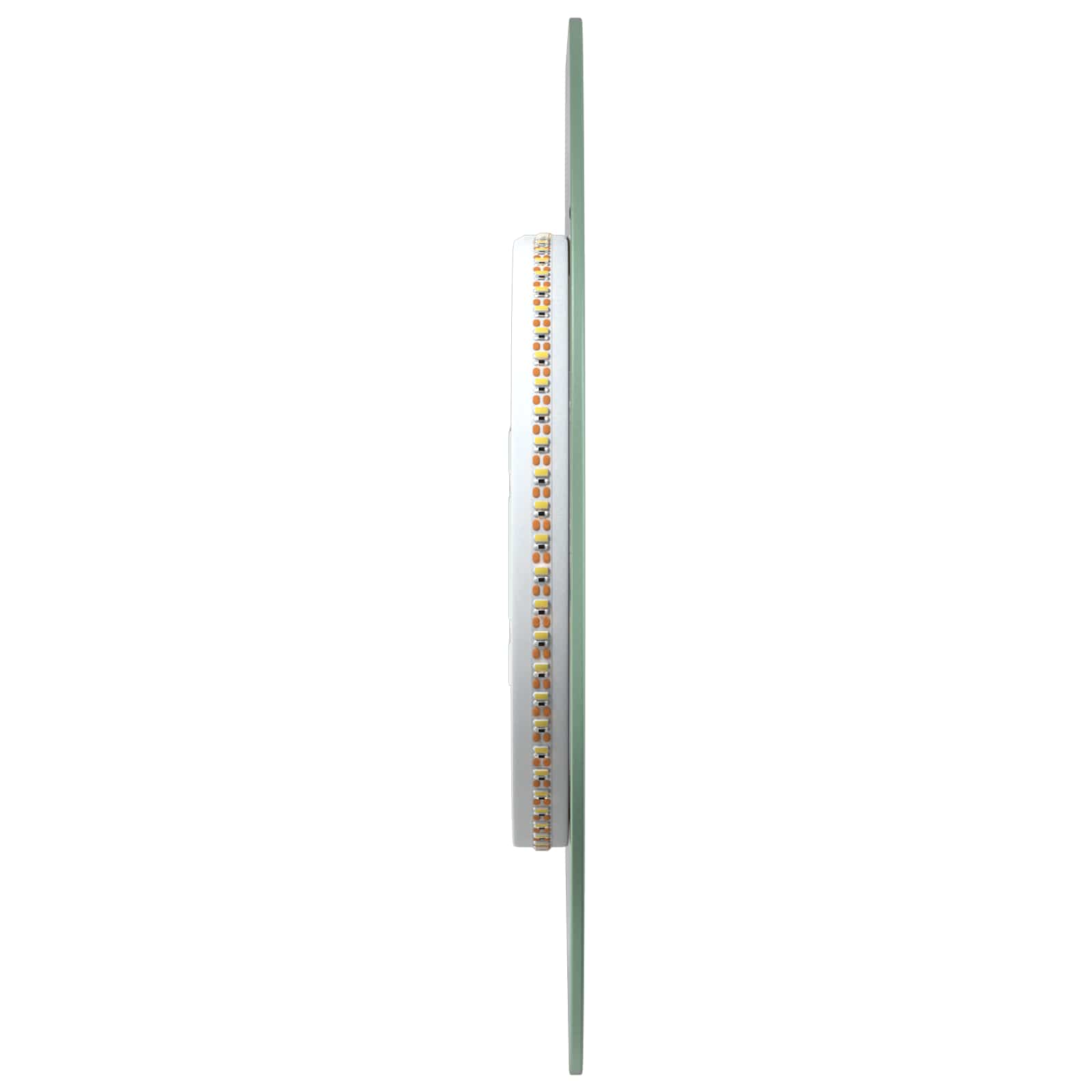 vidaXL LED Badkamer Spiegel Transparant 70 x 30 cm gehard glas