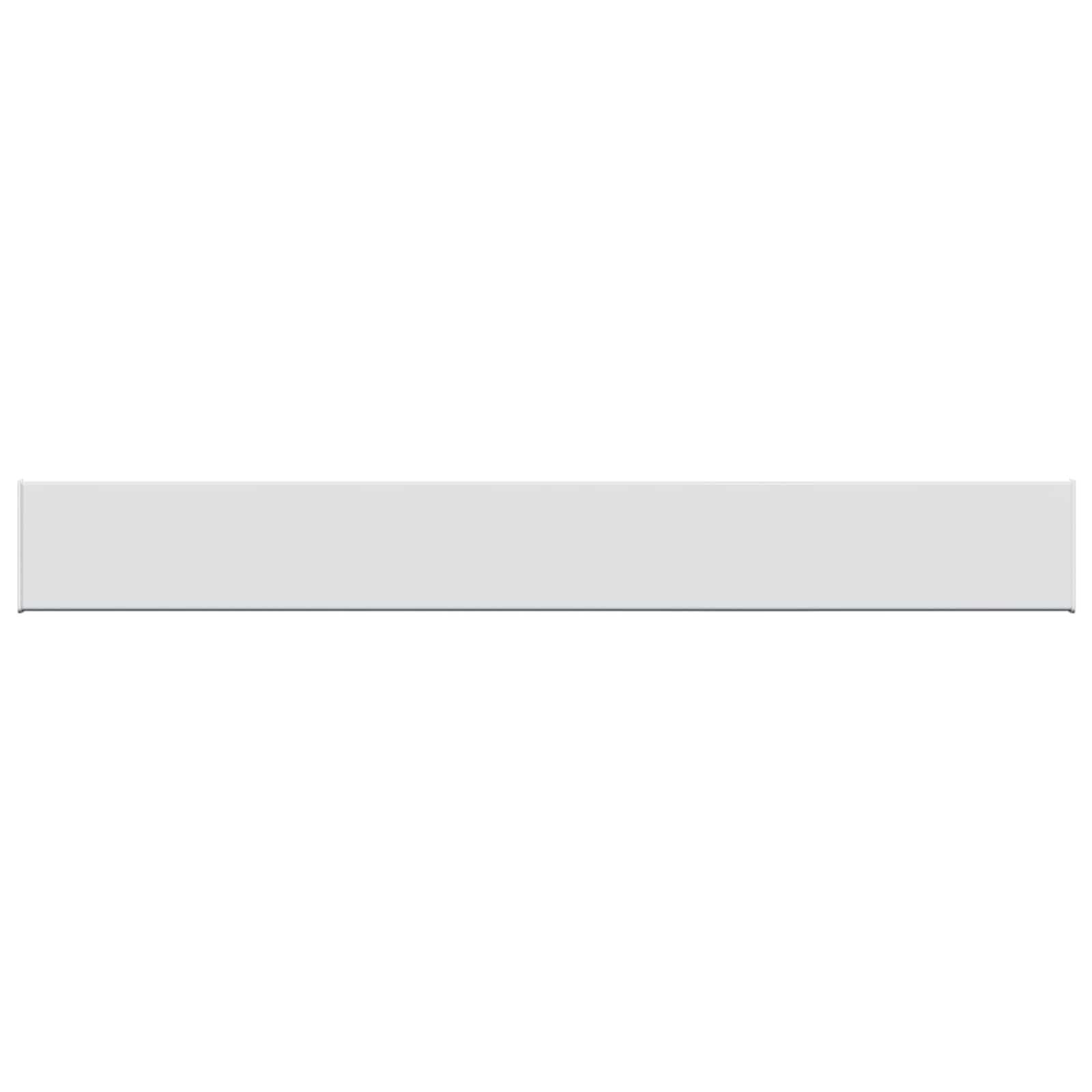 vidaXL Raamsokkel Wit 80 x 10 x 4,5 cm PVC gemengd met UPVC