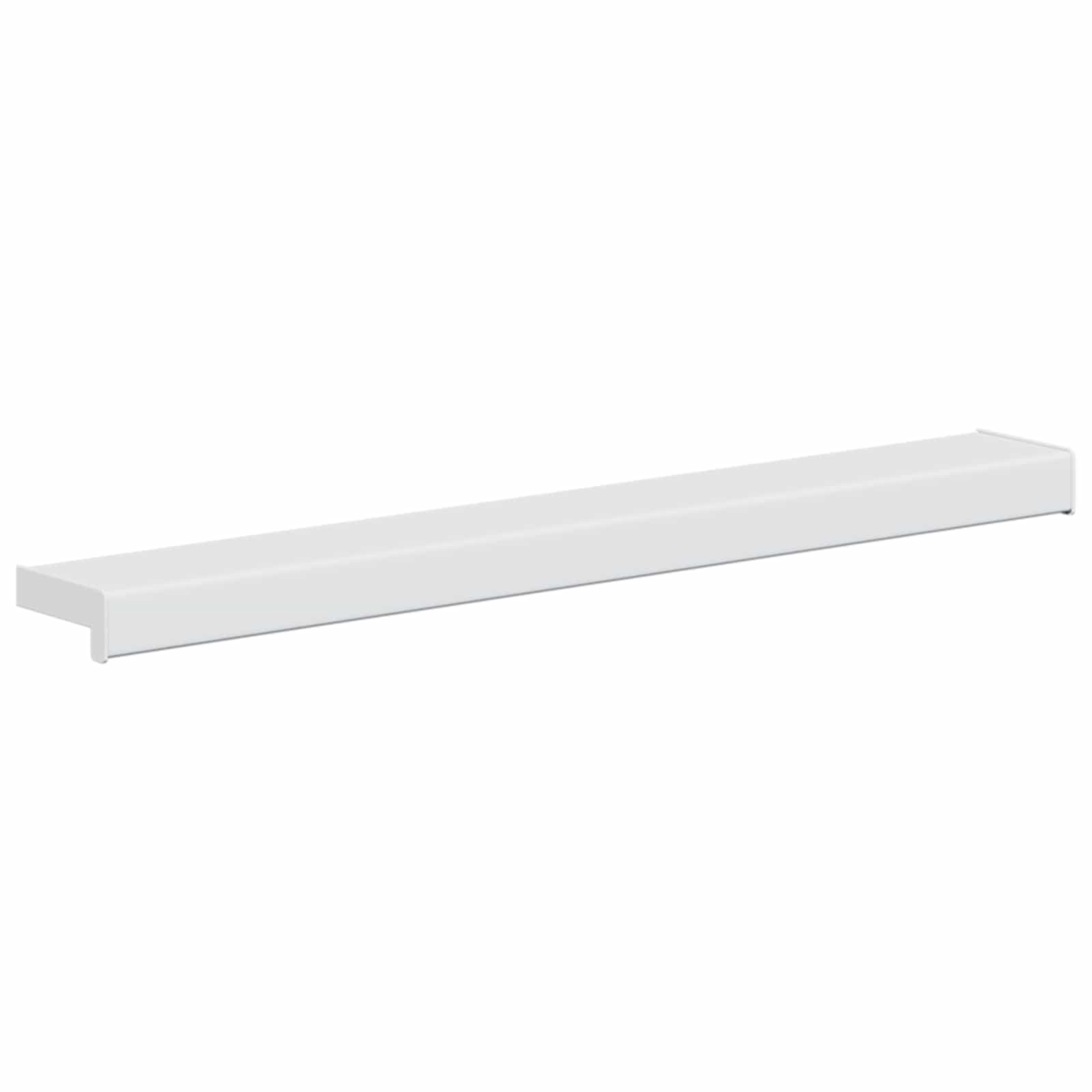 vidaXL Raamsokkel Wit 80 x 10 x 4,5 cm PVC gemengd met UPVC