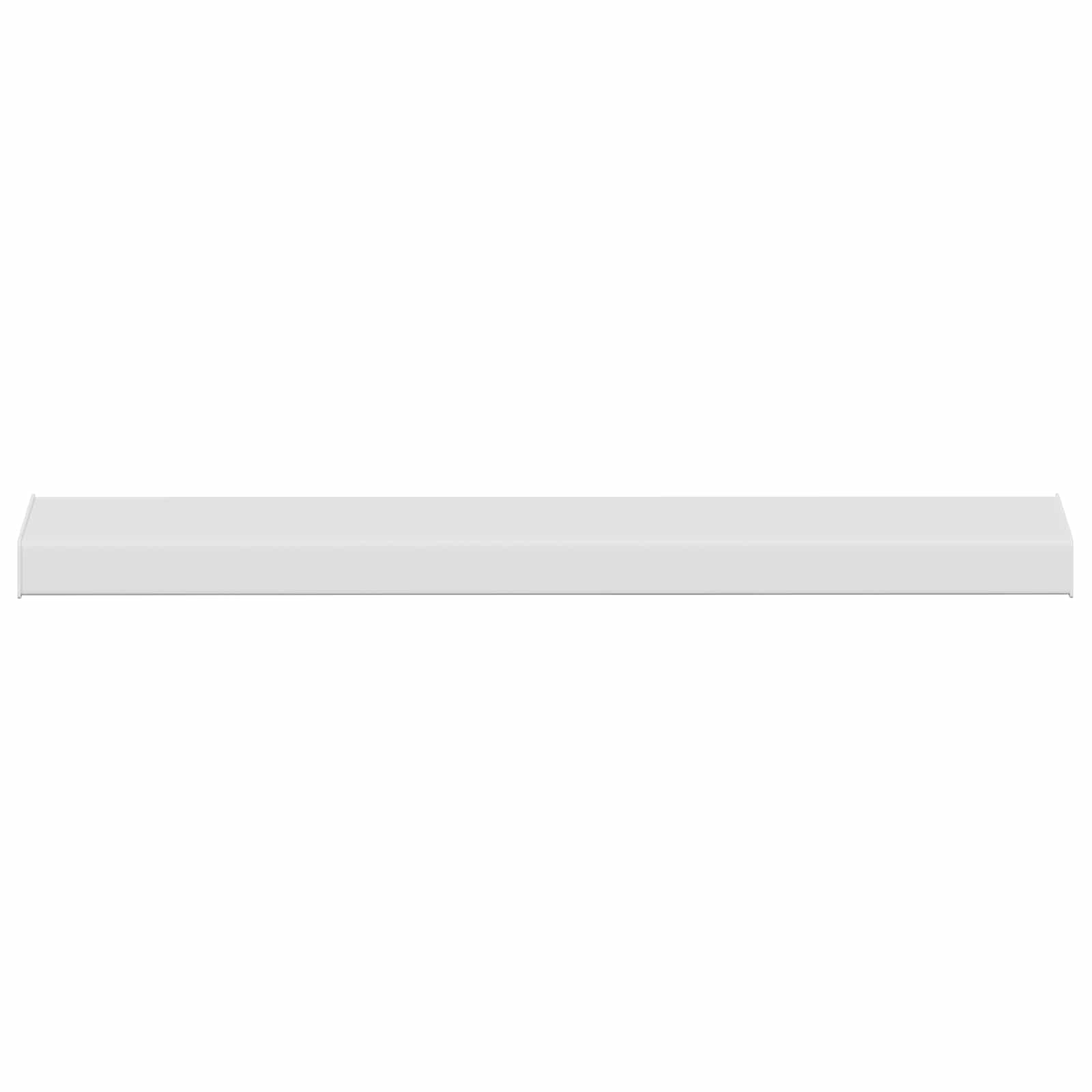 vidaXL Raamsokkel Wit 80 x 10 x 4,5 cm PVC gemengd met UPVC
