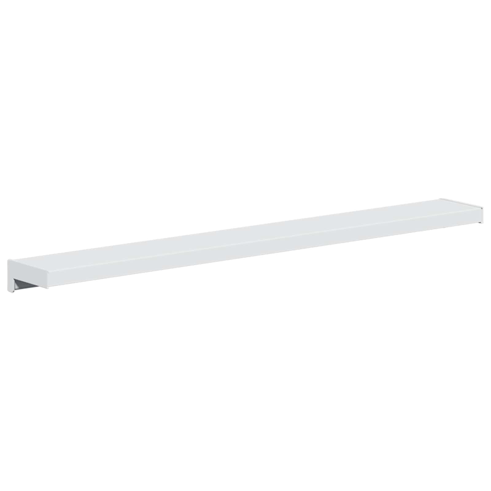 vidaXL Raamsokkel Wit 80 x 10 x 4,5 cm PVC gemengd met UPVC