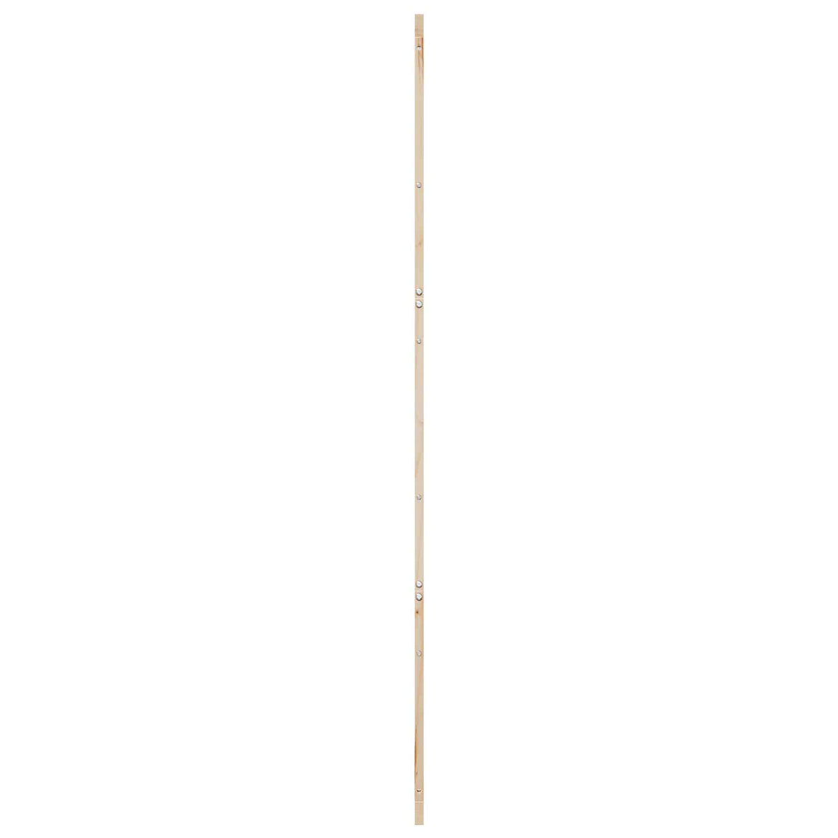 vidaXL Schuifdeur Wit 100x208 cm Massief Hout Vuren