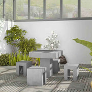 vidaXL 5-delige Tuinset beton