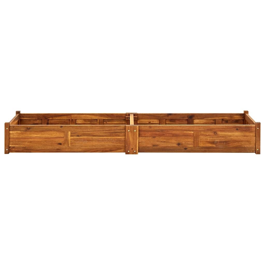 vidaXL Plantenbak verhoogd 76x27,6x25 cm acaciahout