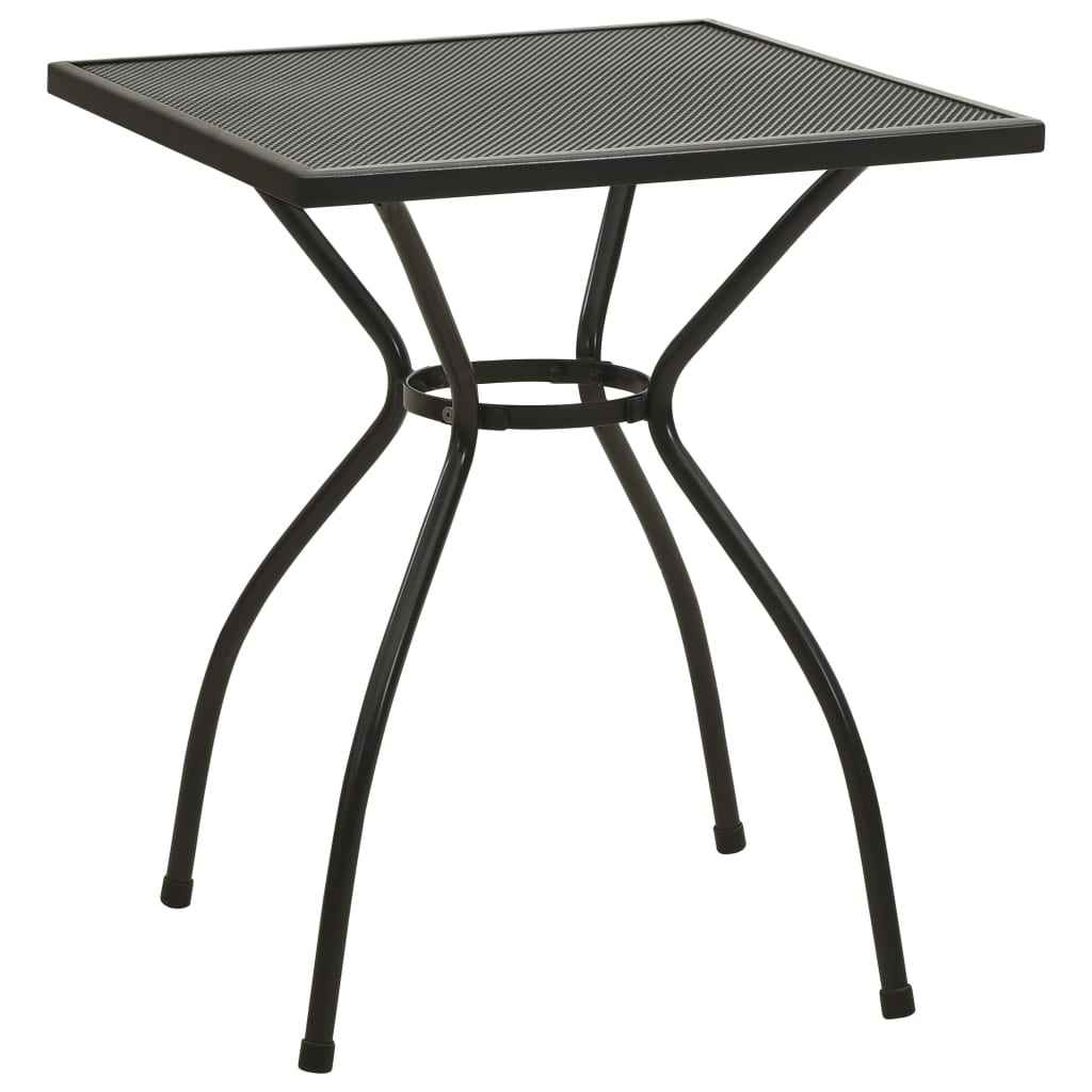 vidaXL Bistrotafel 50x50x70 cm staalgaas