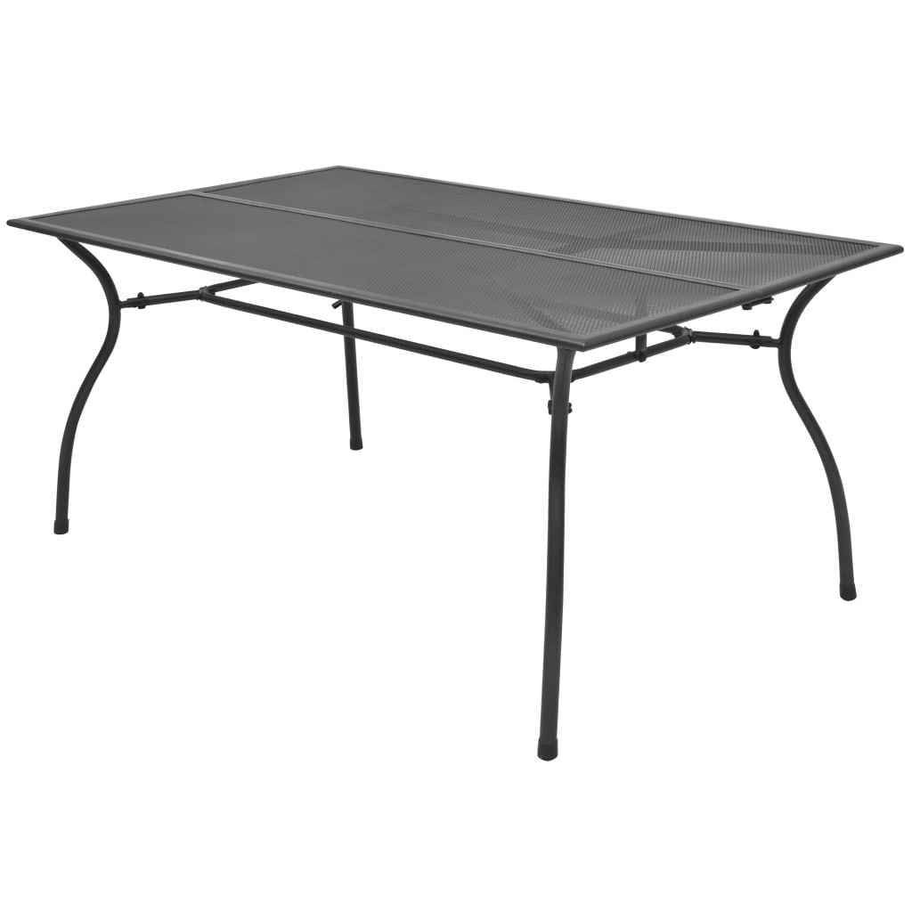 vidaXL Bistrotafel 50x50x70 cm staalgaas