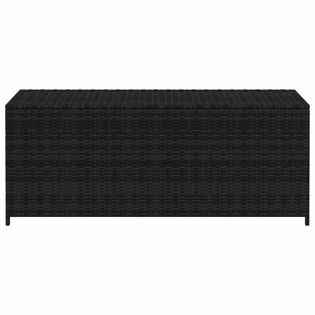 vidaXL Garden Storage Box 150x50x60 cm Poly Rattan Grey
