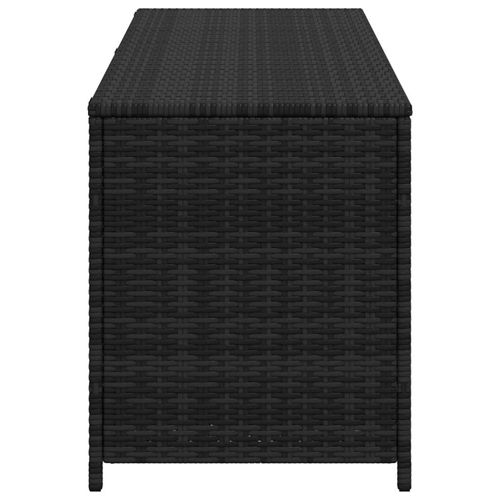 vidaXL Garden Storage Box 150x50x60 cm Poly Rattan Grey