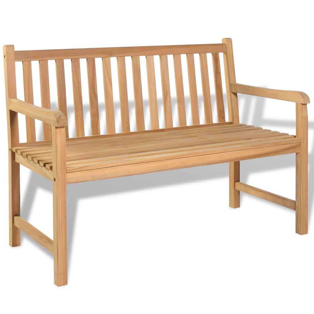 vidaXL Tuinbank 120 cm teakhout