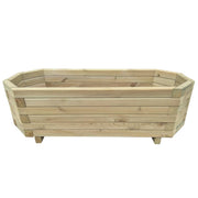vidaXL Plantenbak verhoogd 100x40x31 cm geïmpregneerd grenenhout
