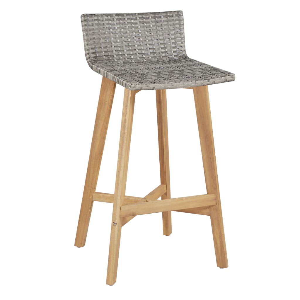 vidaXL 5-piece Garden Dining Set Solid Acacia Wood