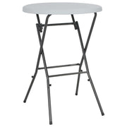 vidaXL Bartafel inklapbaar 80x110 cm HDPE wit